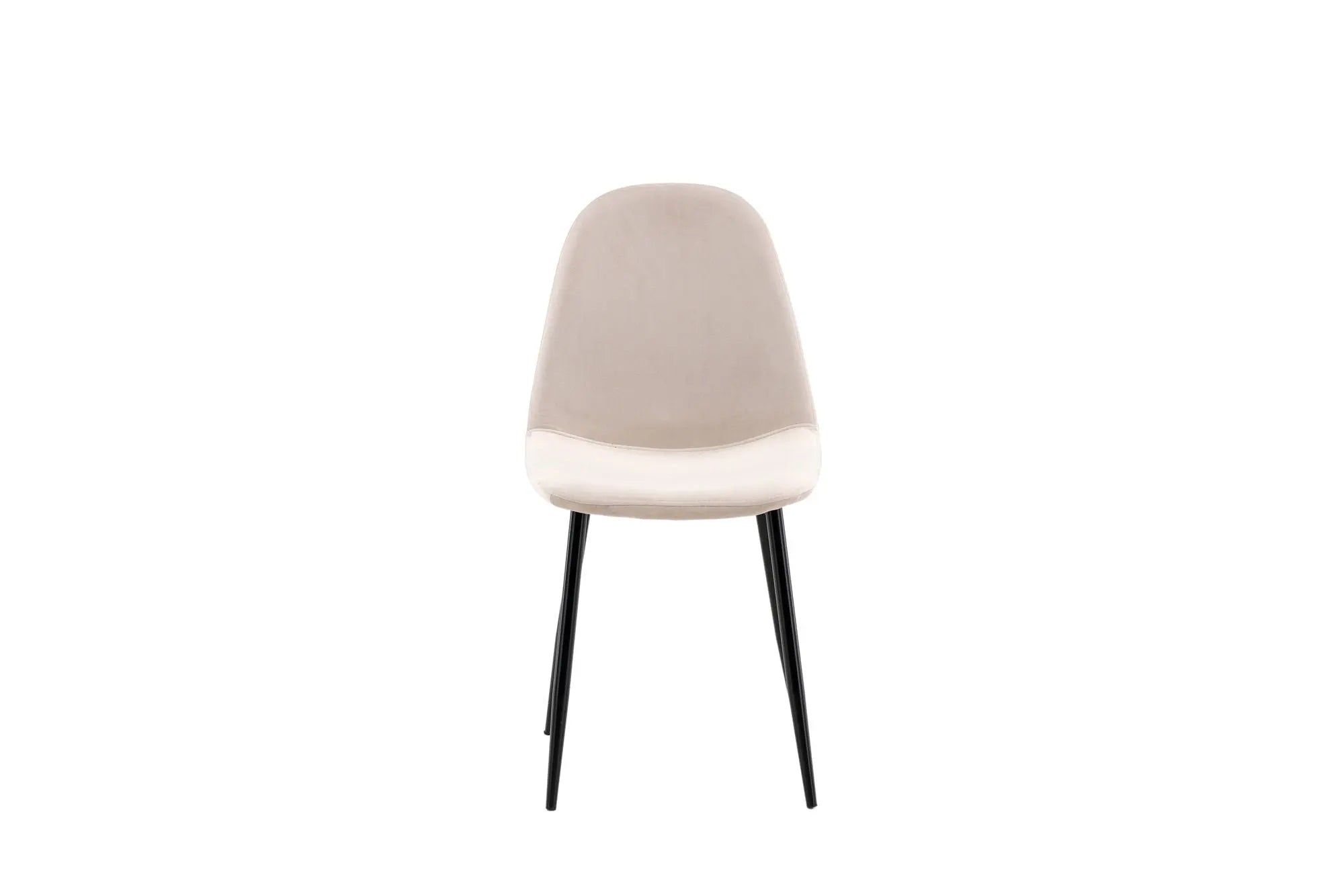 Lot de 2 chaises de salle à manger Polar - 53 x 88 x 46 - Polyester Velvet