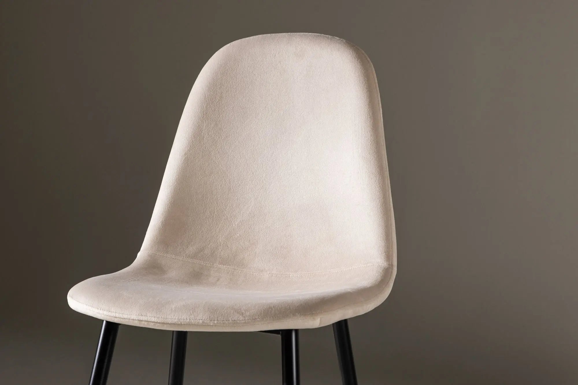 Lot de 2 chaises de salle à manger Polar - 53 x 88 x 46 - Polyester Velvet