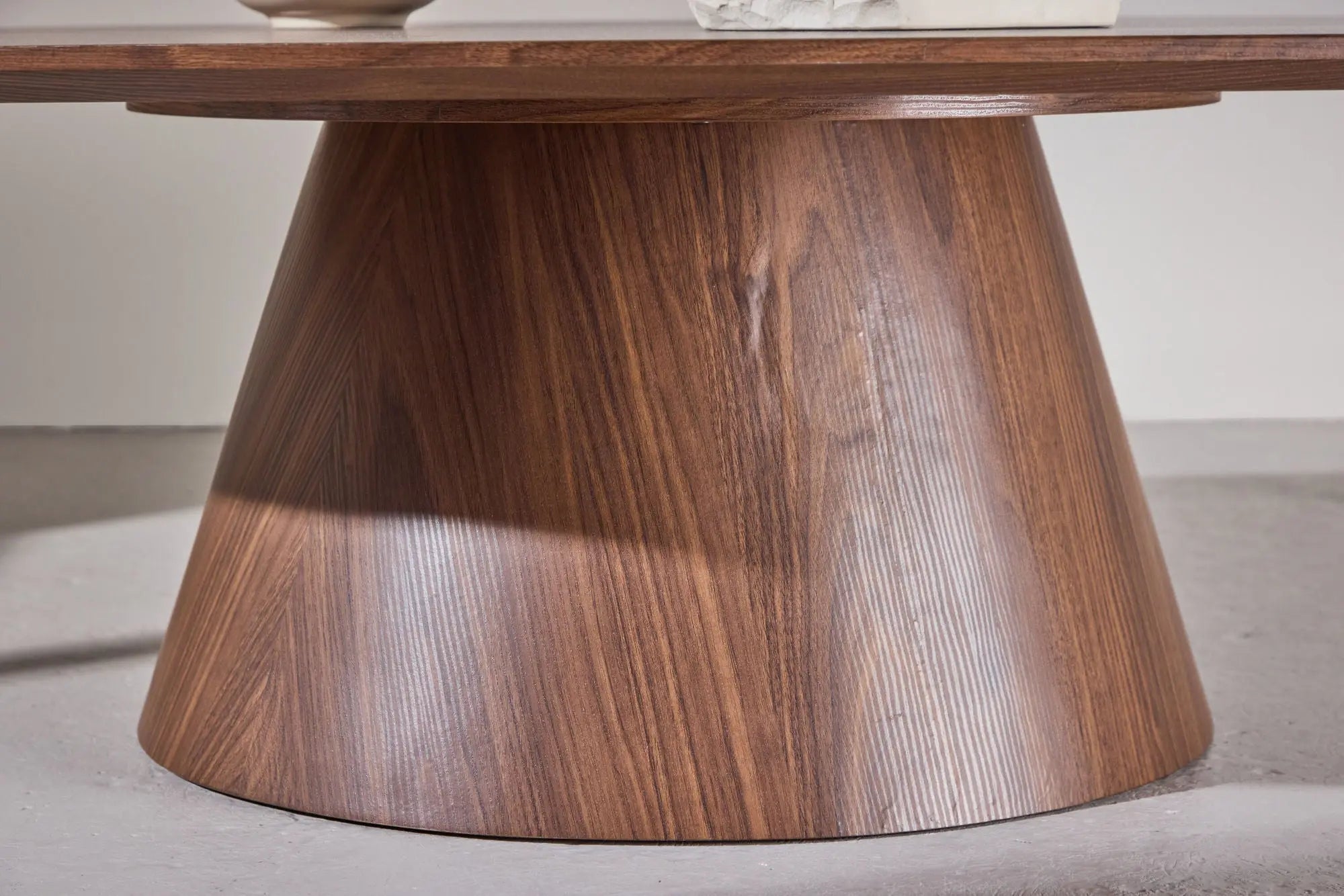 Lanzo Sofa Table 120x92,5x39 cm - MDF with 3D Paper / Mocca Loome