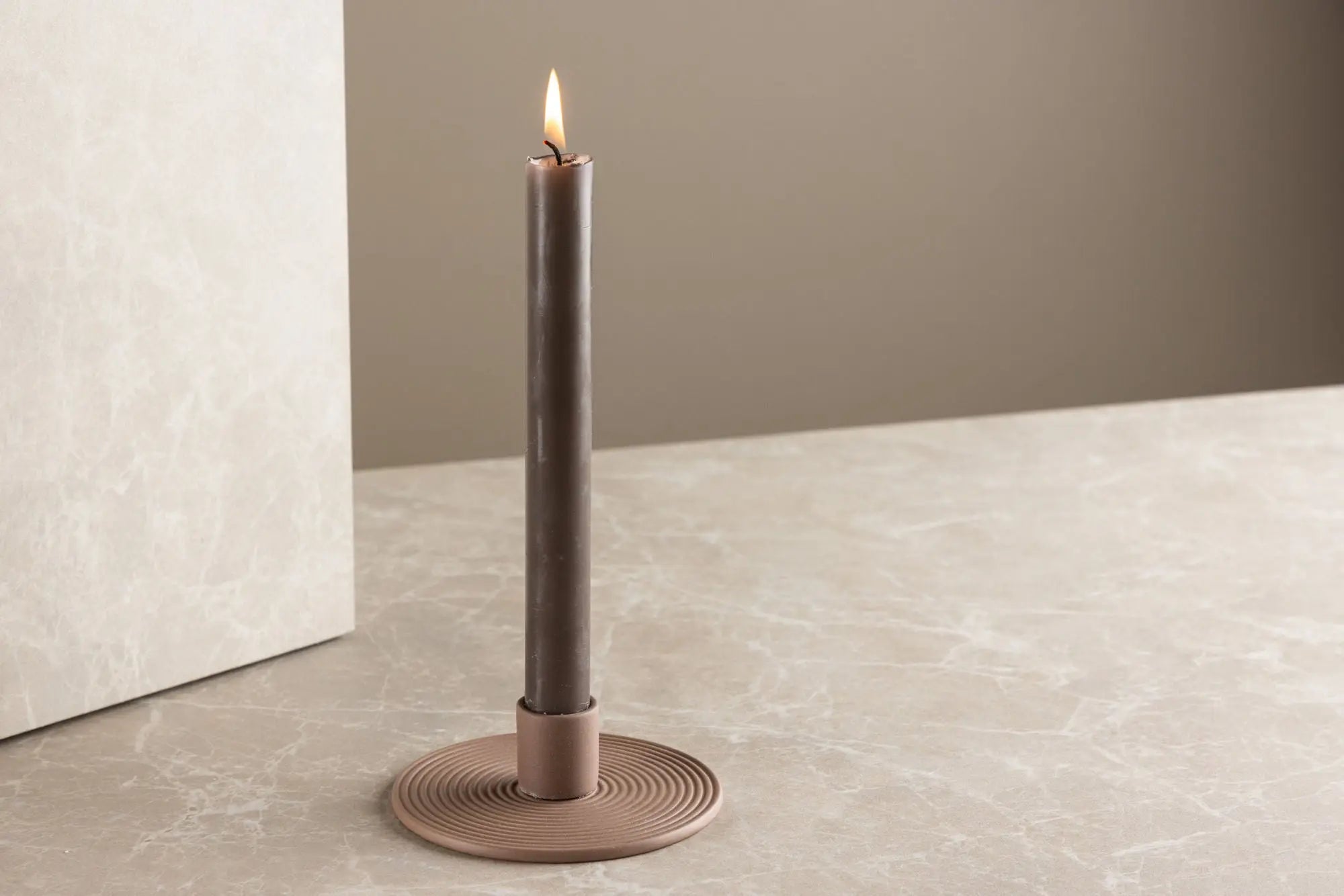 Bougeoir Dian - ø12 - Color clay