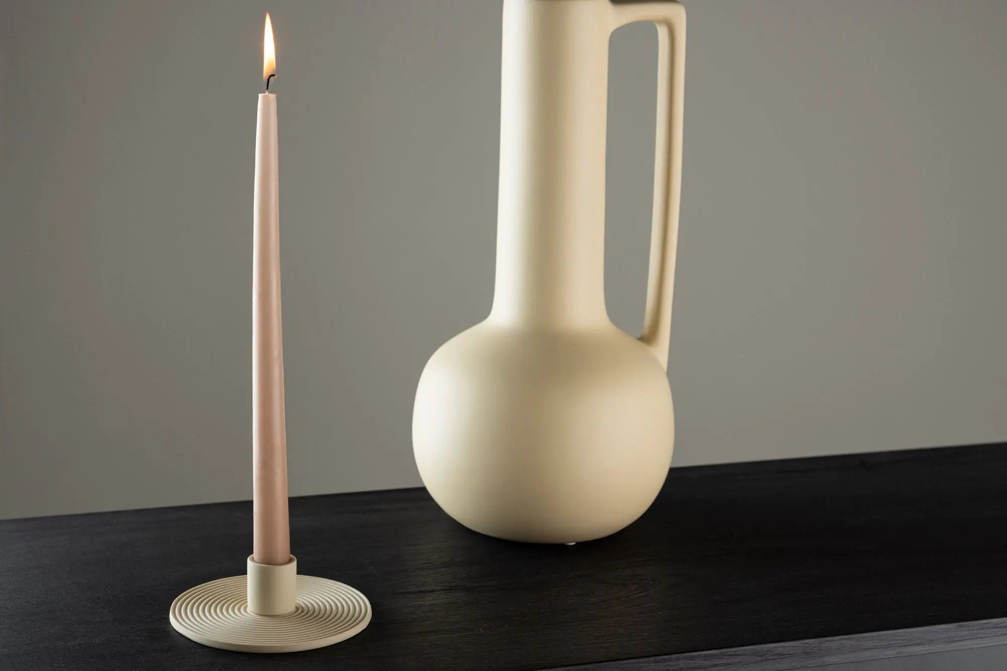 Bougeoir Dian - ø12 - Color clay