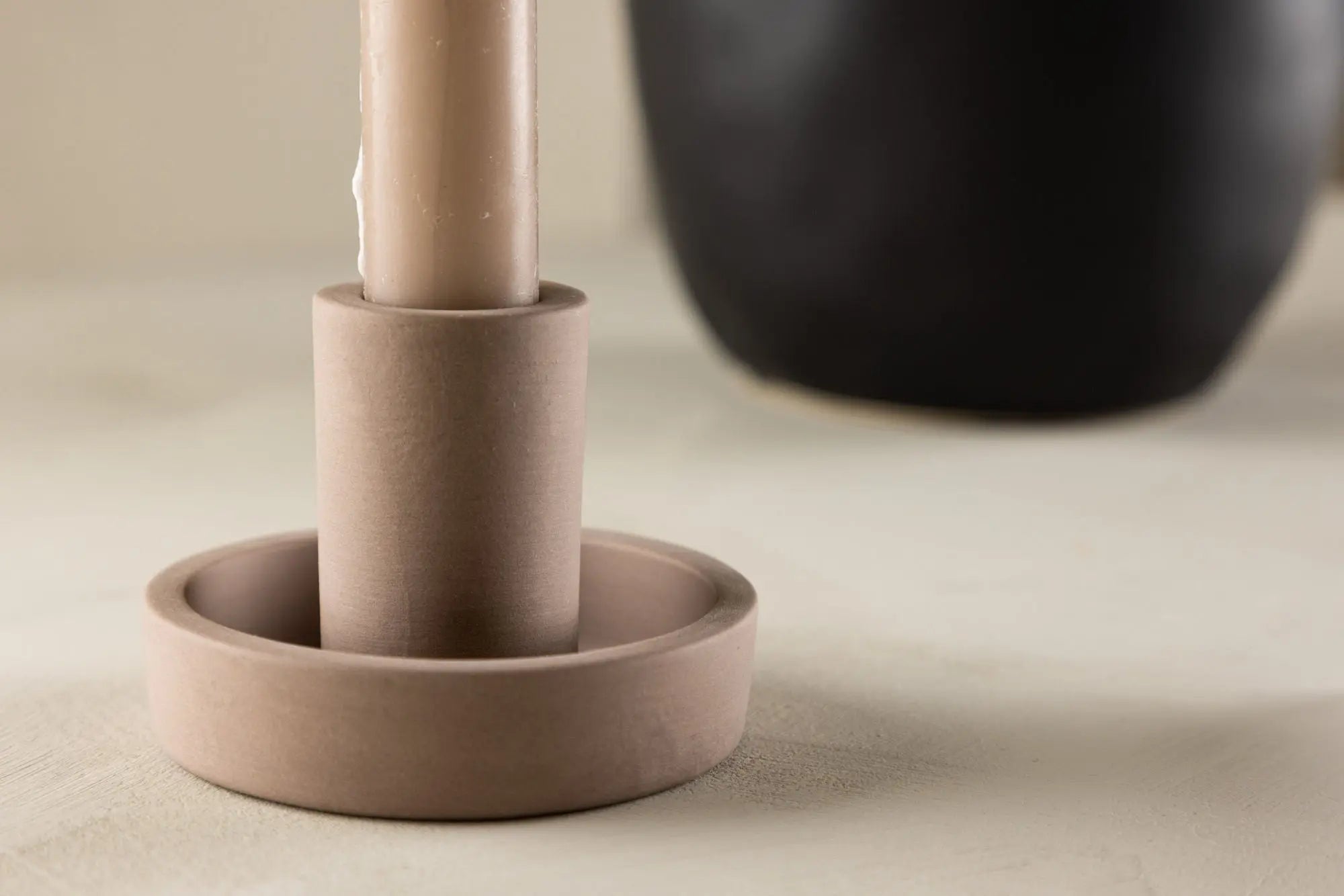 Bougeoir Ceco - ø11 - Color clay