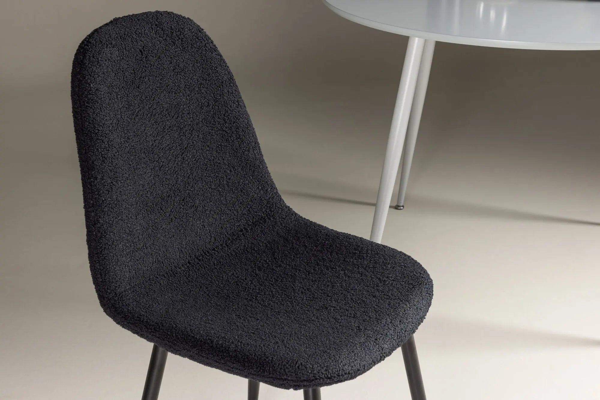 Lot de 2 chaises de salle à manger Polar - 53 x 88 x 46 - Nounours en polyester