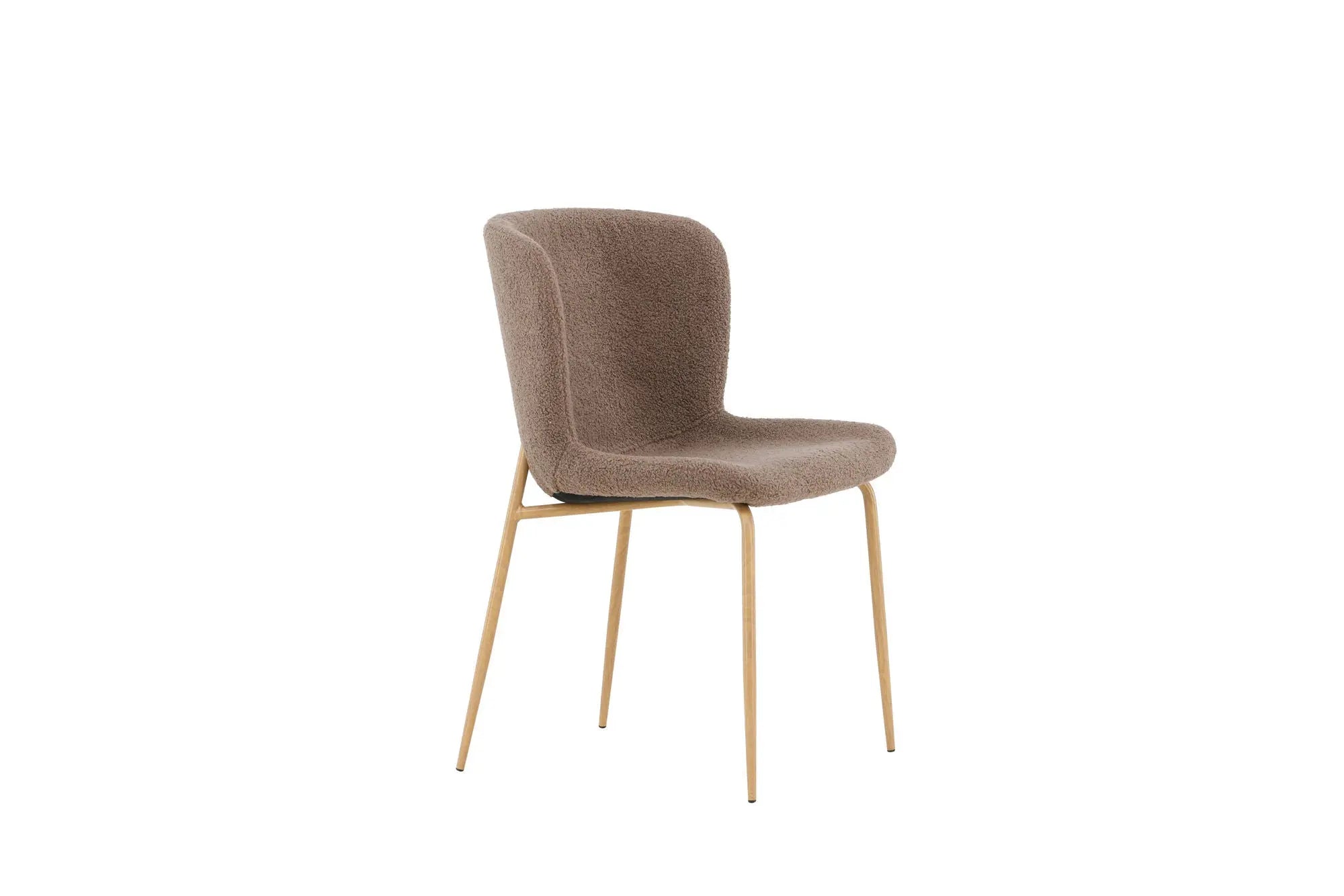 Lot de 2 chaises de salle à manger Modesto - 55*50*81 - Nounours en polyester