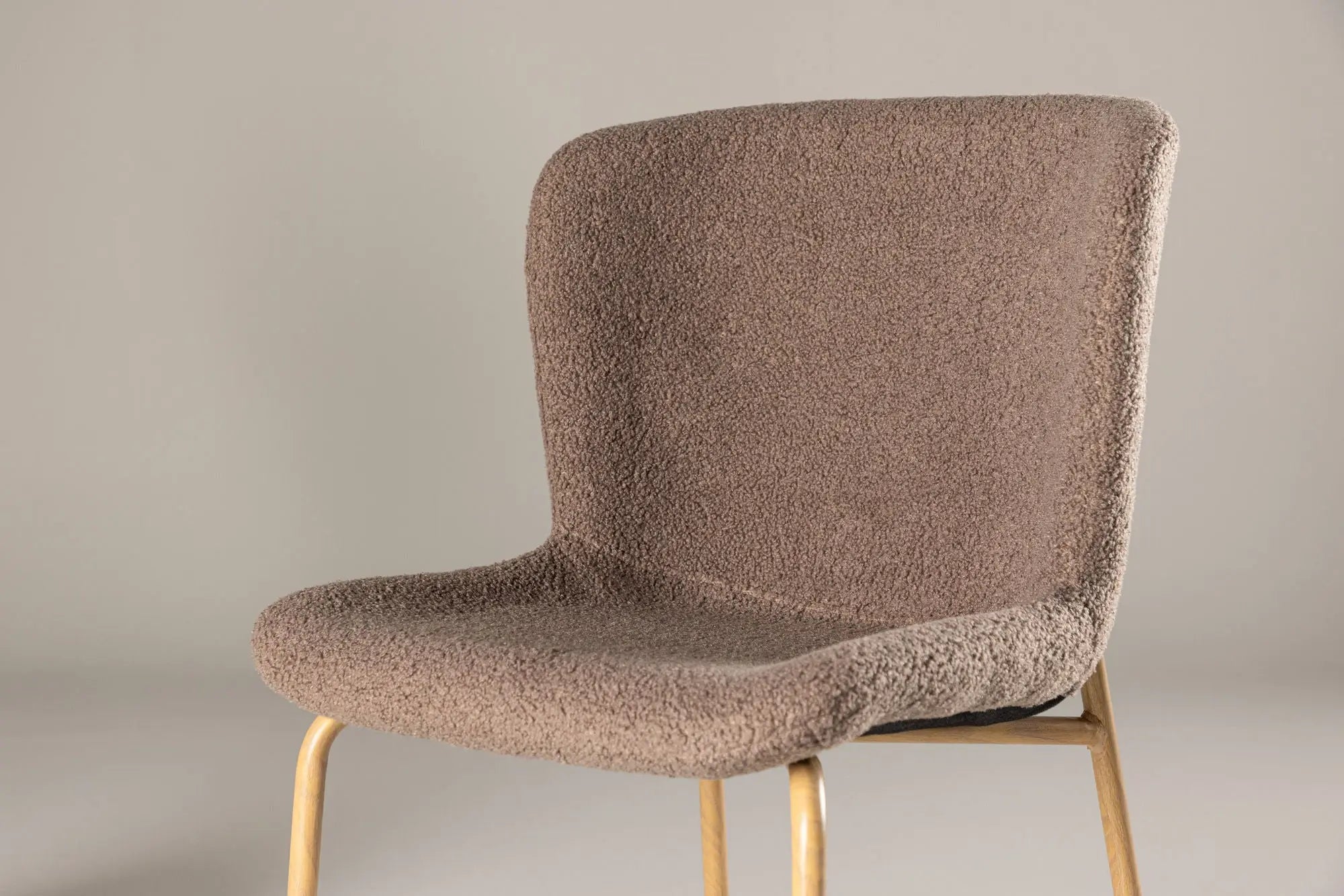 Lot de 2 chaises de salle à manger Modesto - 55*50*81 - Nounours en polyester