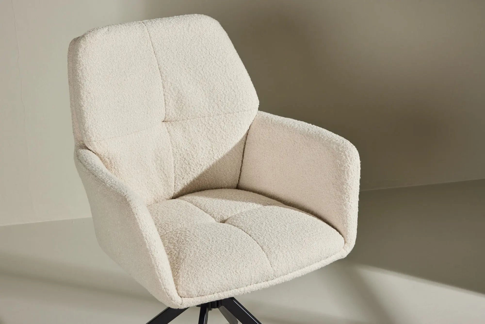 Lot de 2 chaises de salle à manger Manchi - 62 x 59,5 x 90 - Polyester