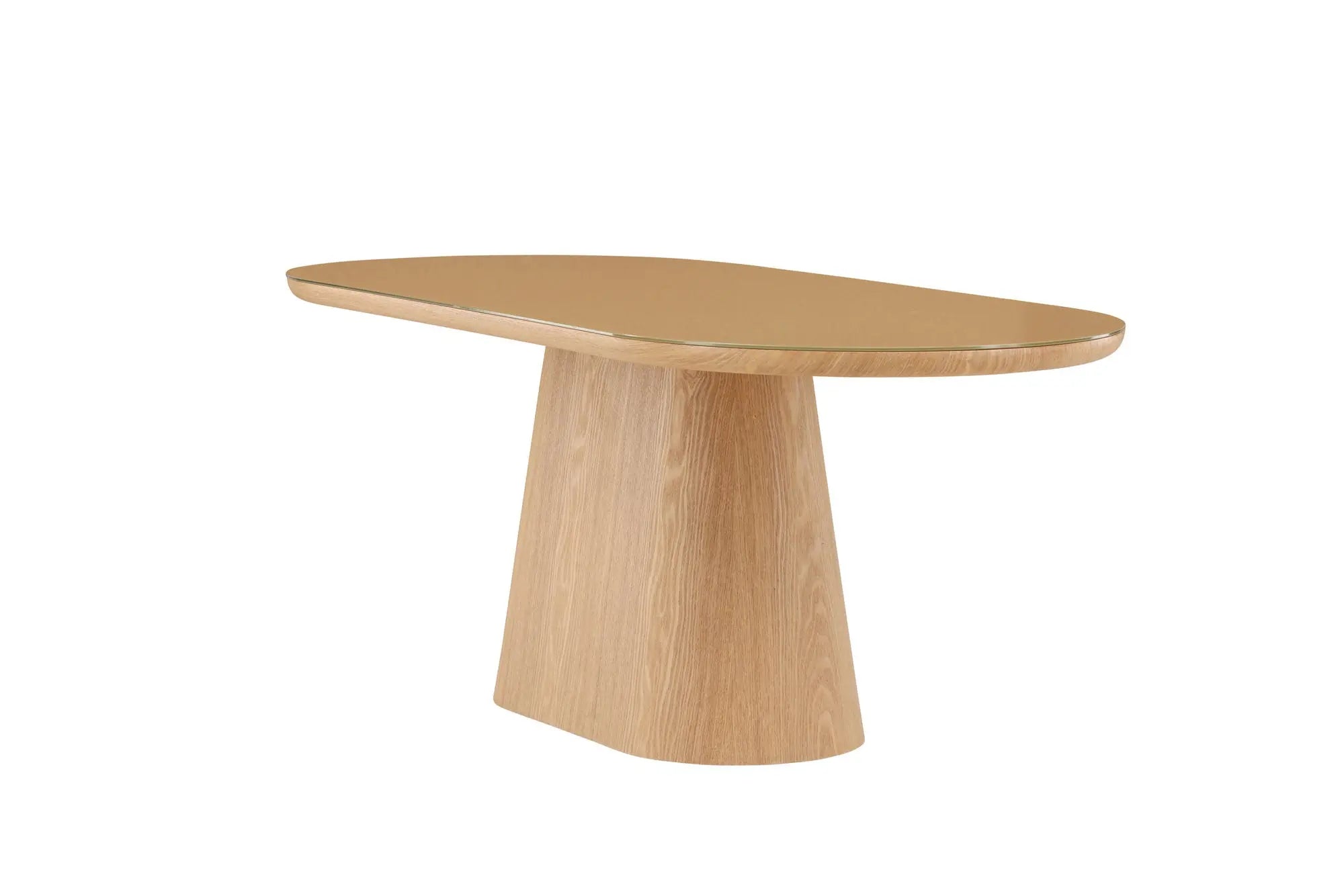 Table de salle à manger ovale Castor - 200 x 90 - MDF