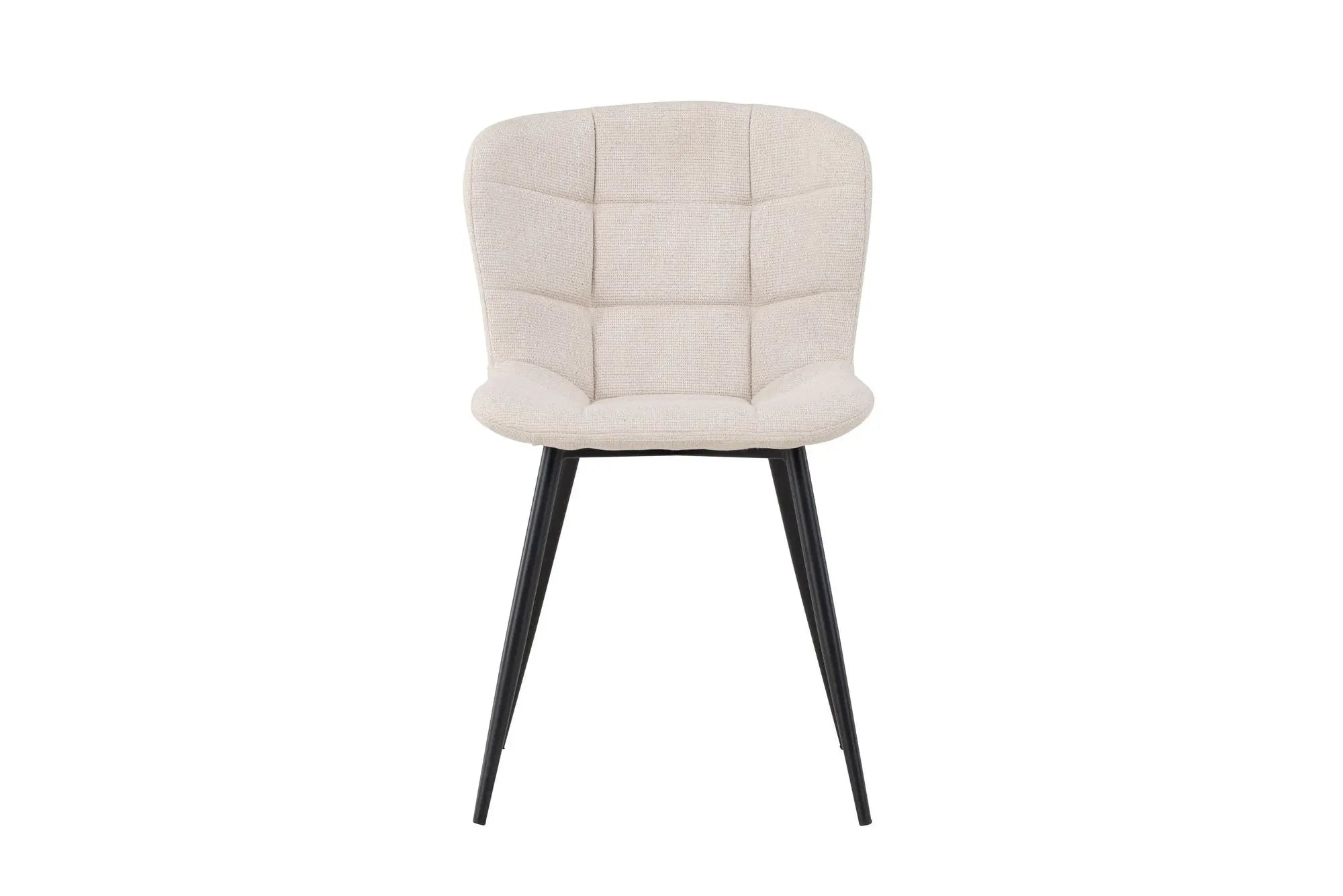 Lot de 2 chaises de salle à manger Lily - 56 x 51 x 80 - Polyester