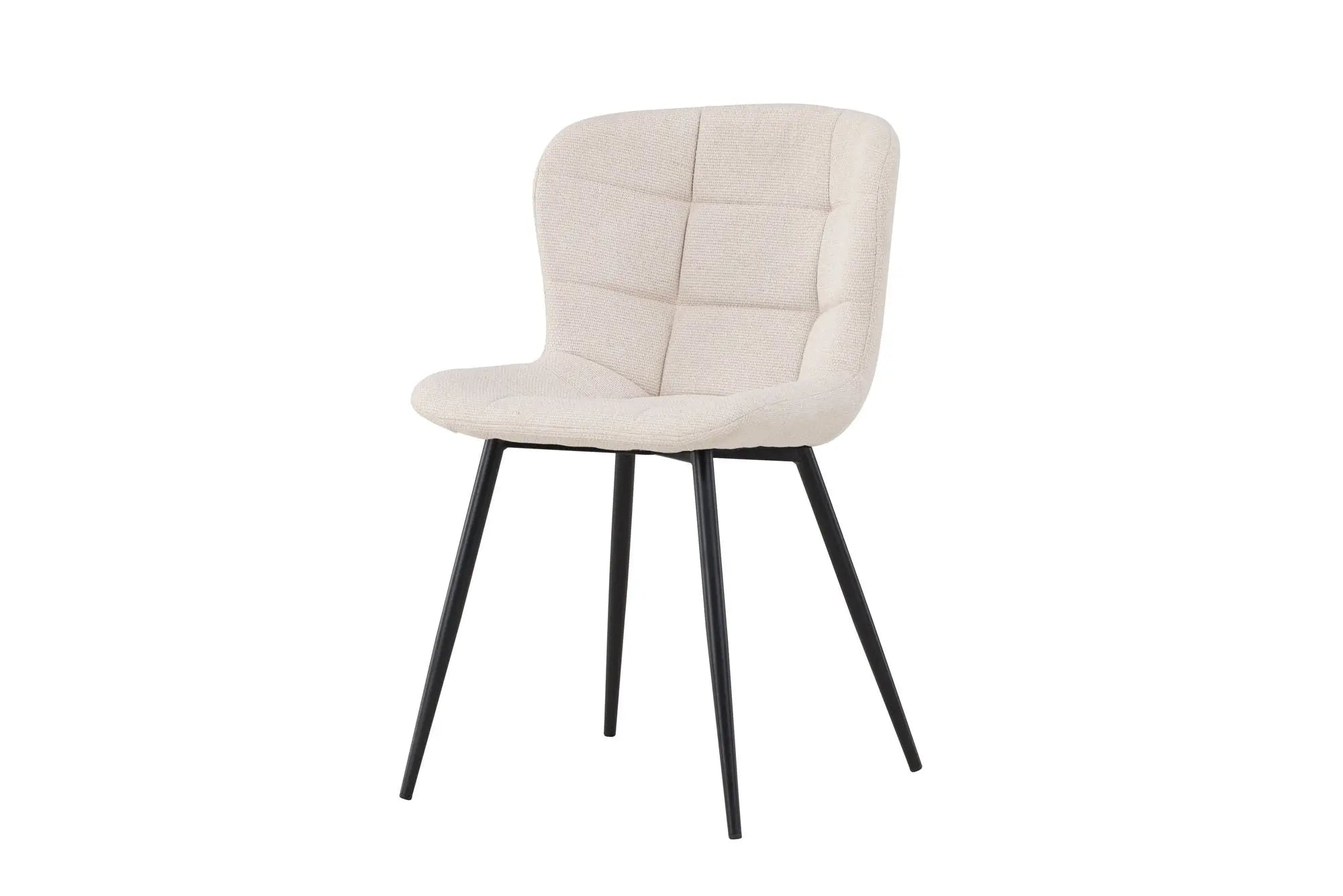 Lot de 2 chaises de salle à manger Lily - 56 x 51 x 80 - Polyester