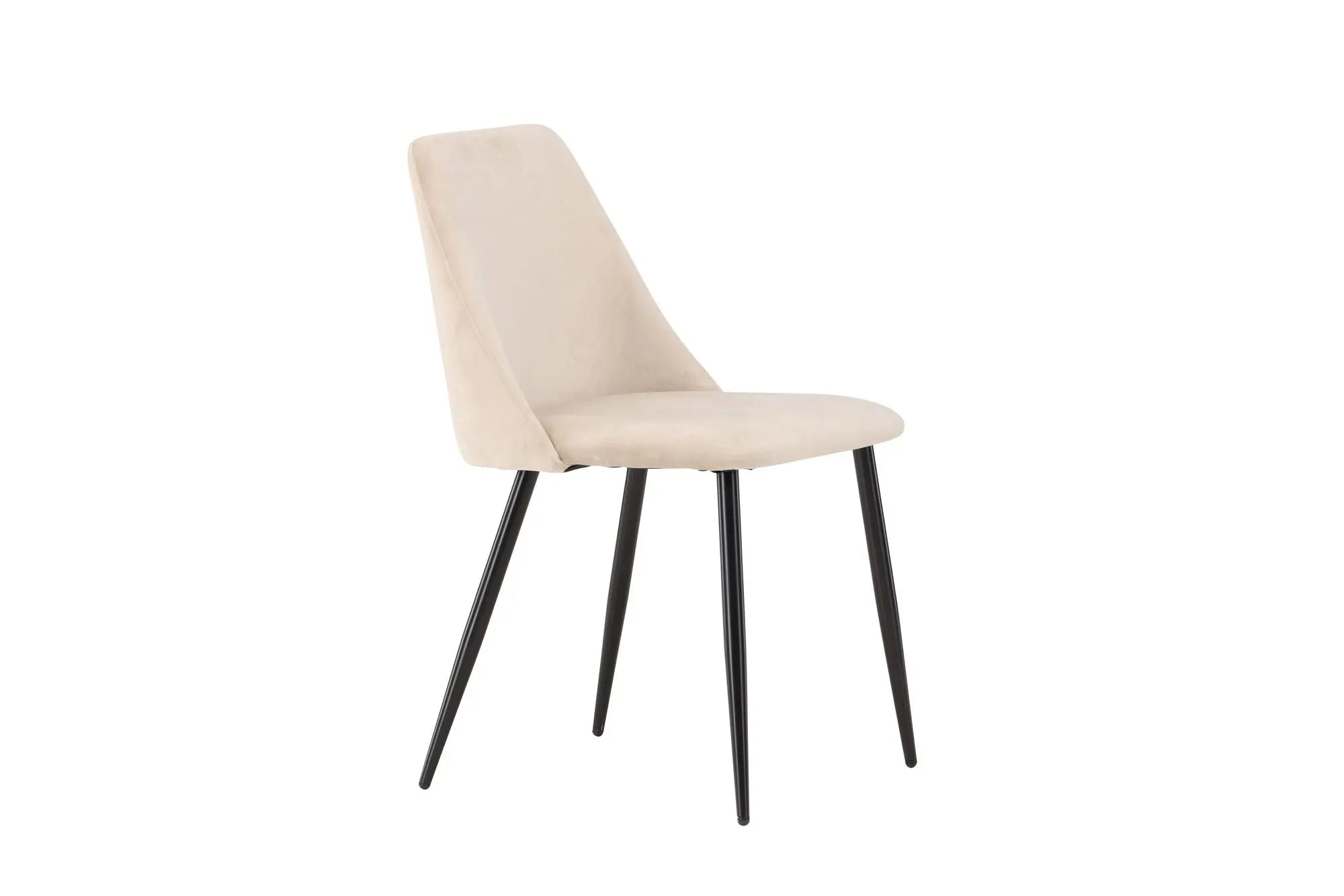 Lot de 2 chaises de salle à manger Night - 56 x 49 x 83 - Polyester Velvet