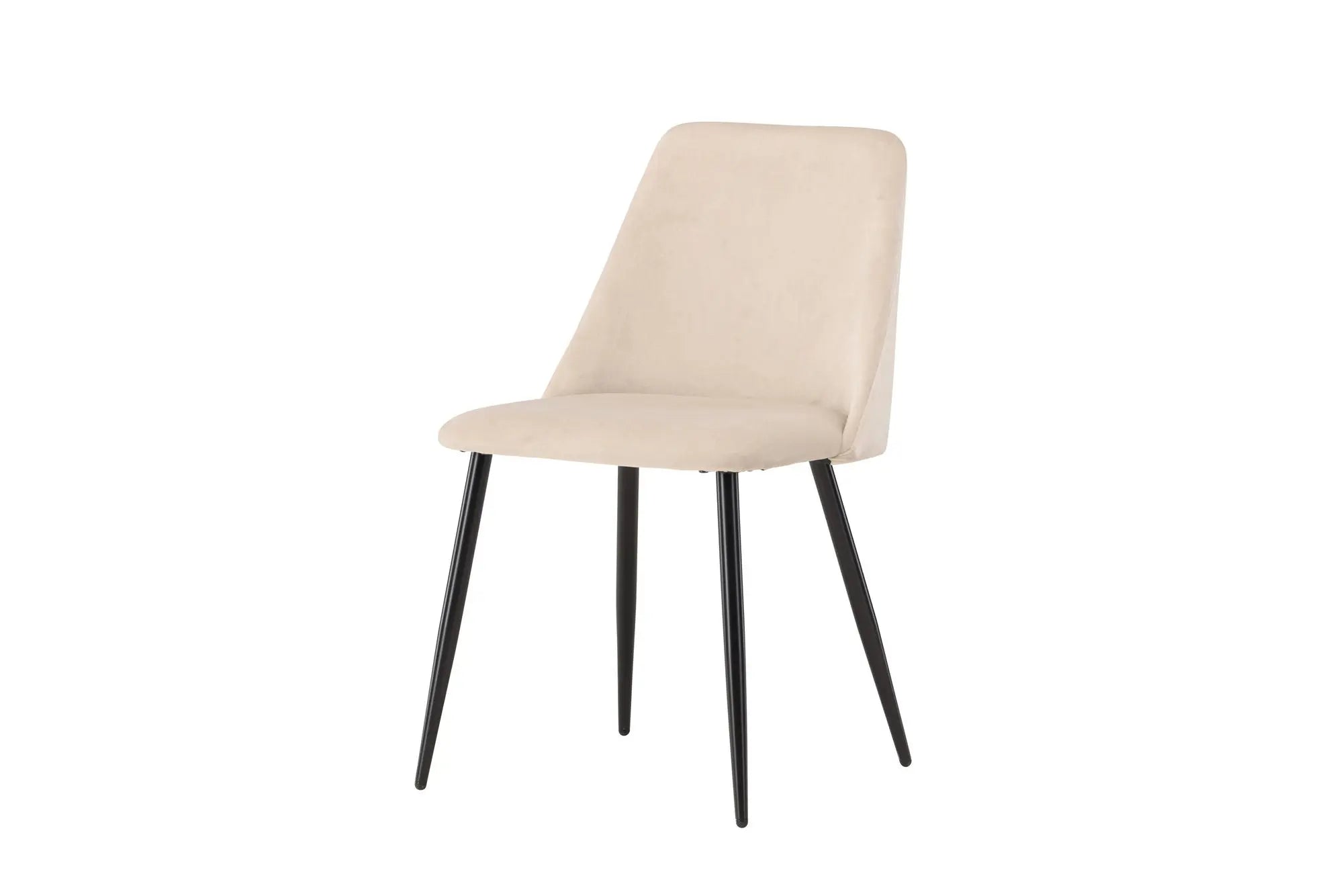Lot de 2 chaises de salle à manger Night - 56 x 49 x 83 - Polyester Velvet