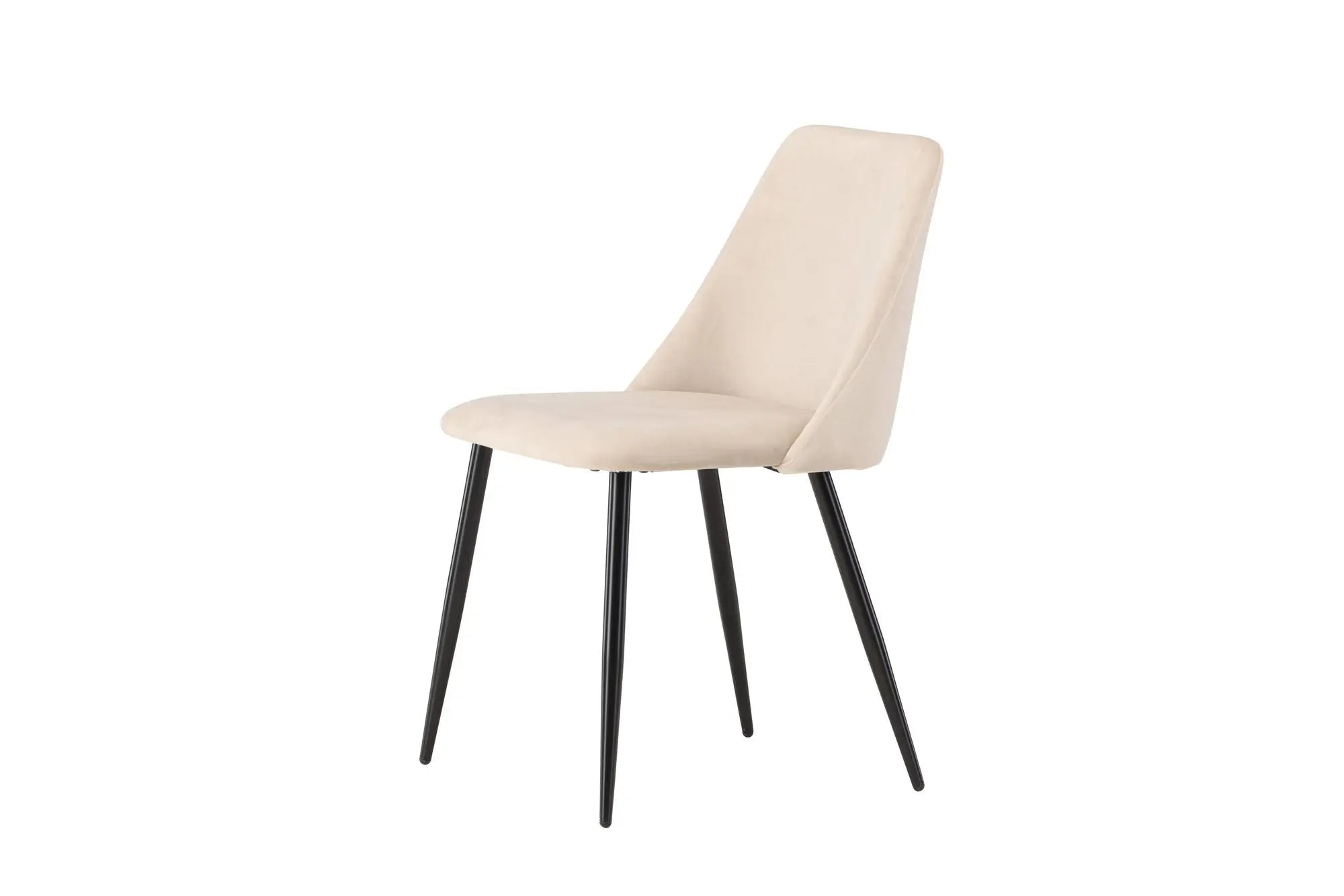 Lot de 2 chaises de salle à manger Night - 56 x 49 x 83 - Polyester Velvet