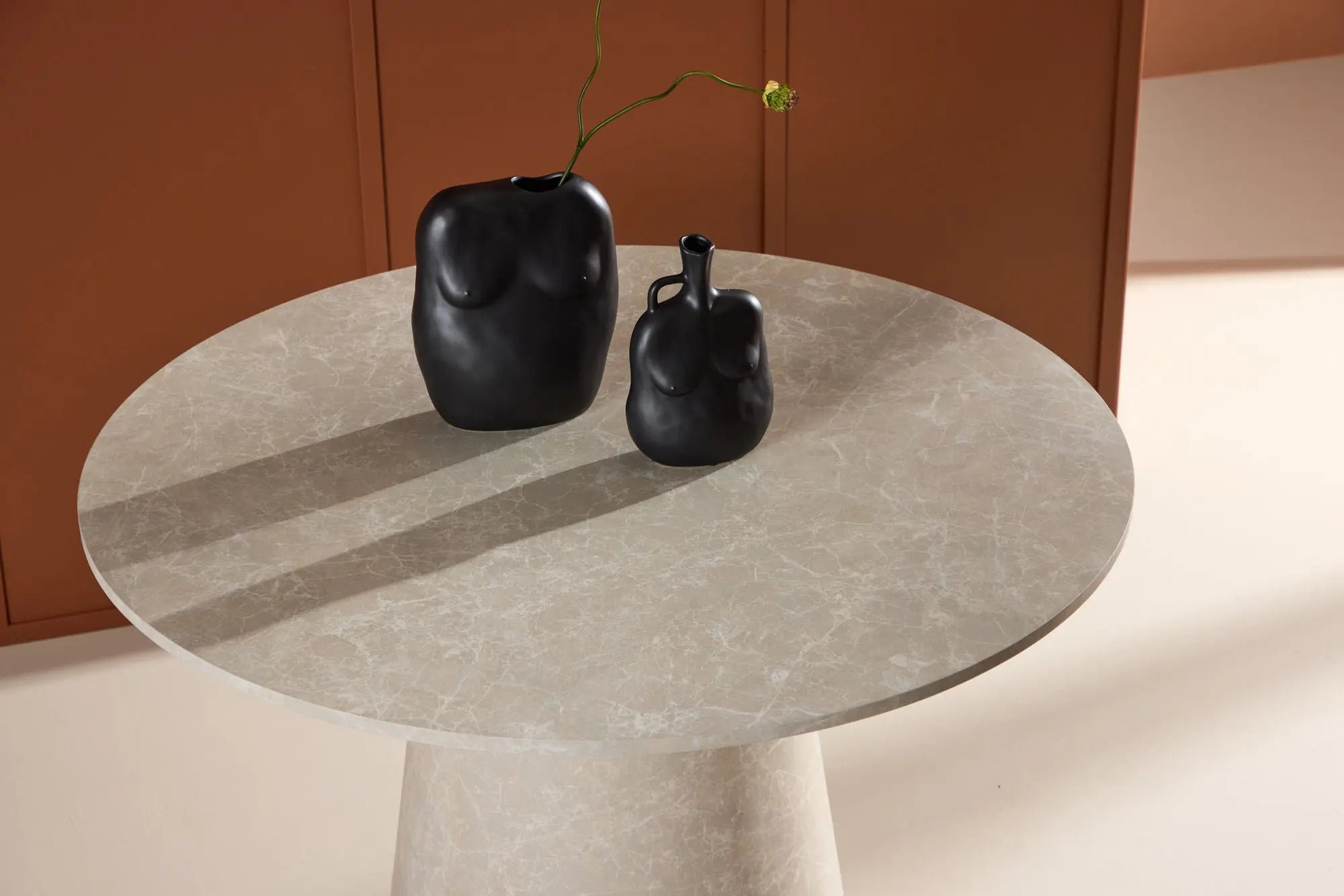 Table à manger ronde Lanzo - ø120 - MDF