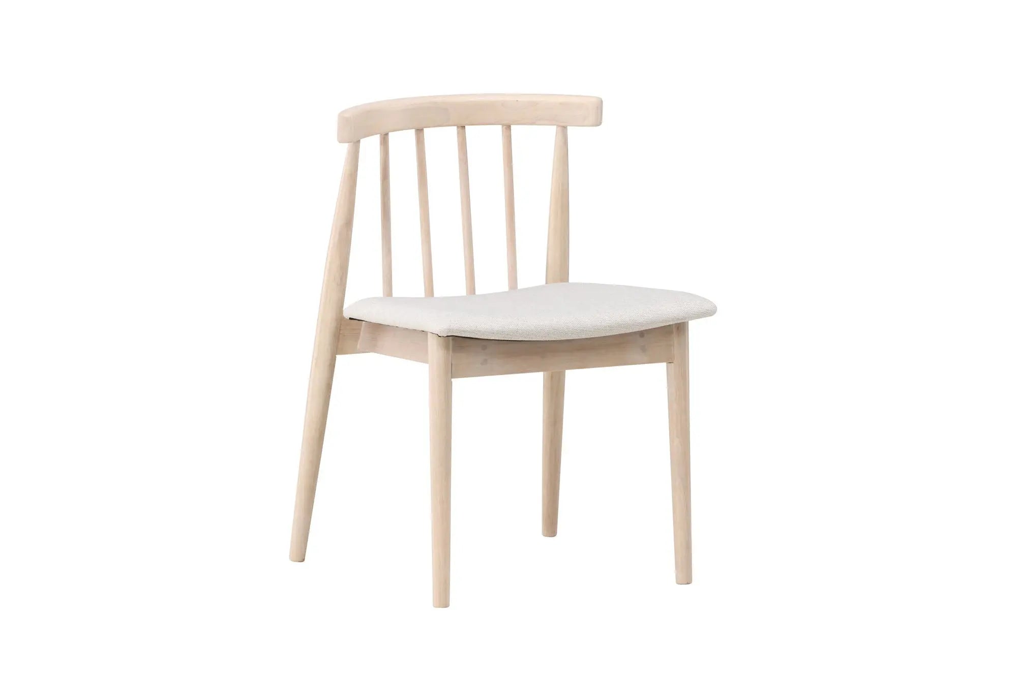 Lot de 2 chaises de salle à manger Flora - 46 x 50 x 78 - Hévéas