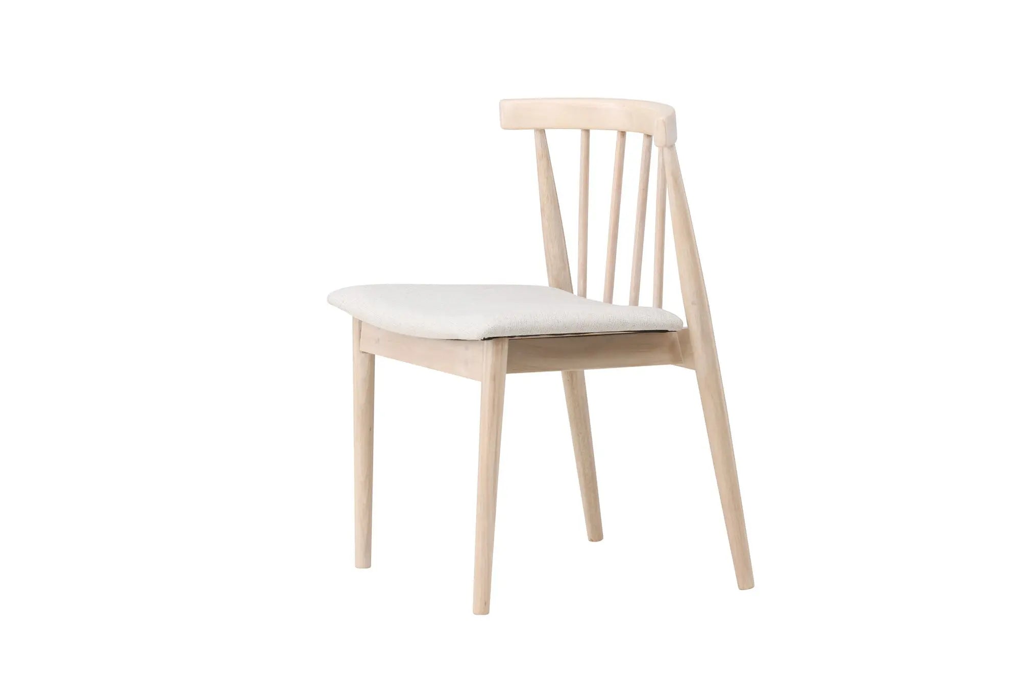 Lot de 2 chaises de salle à manger Flora - 46 x 50 x 78 - Hévéas