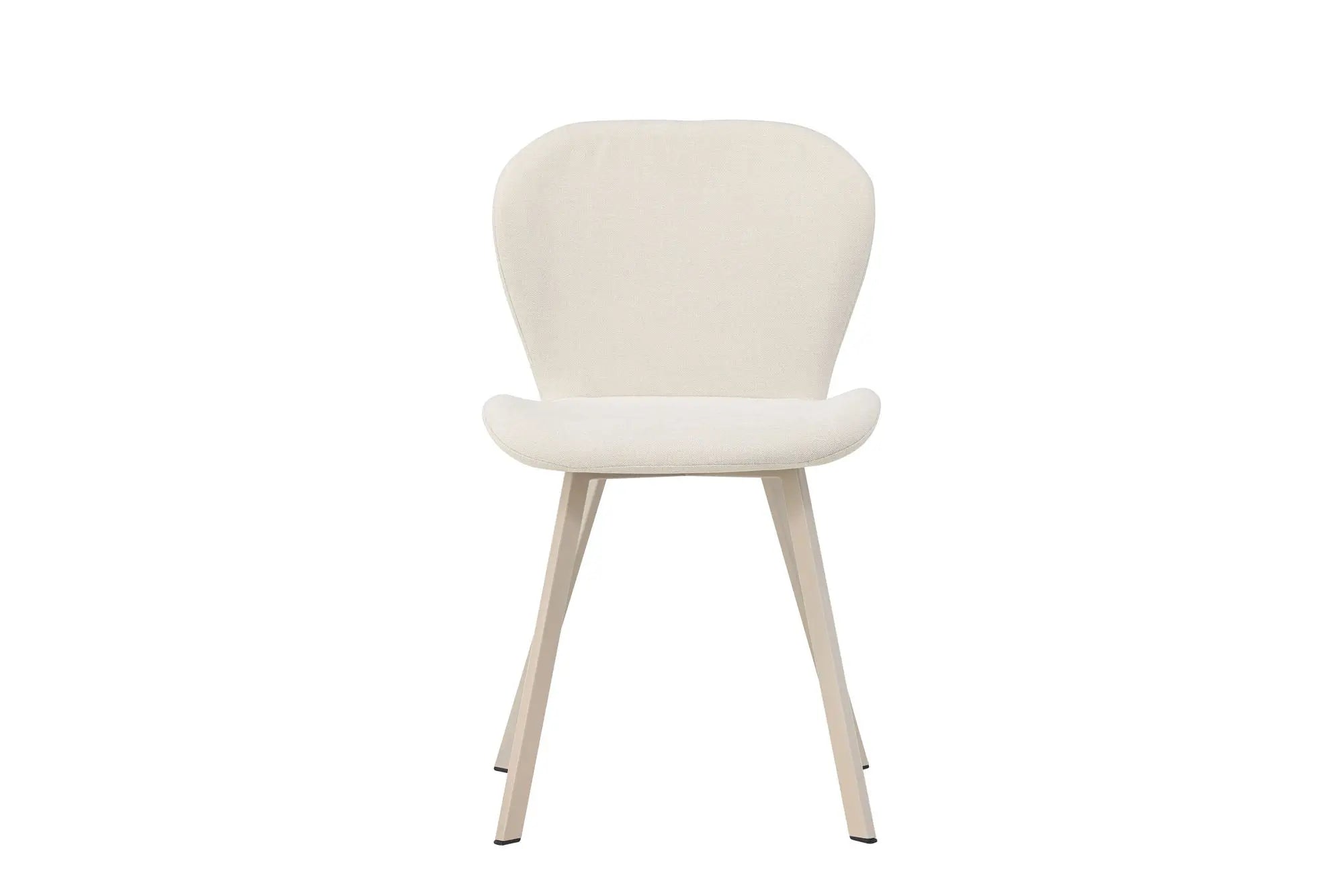 Lot de 2 chaises de salle à manger Lilja - 55 x 48 x 80 - Polyester Lin