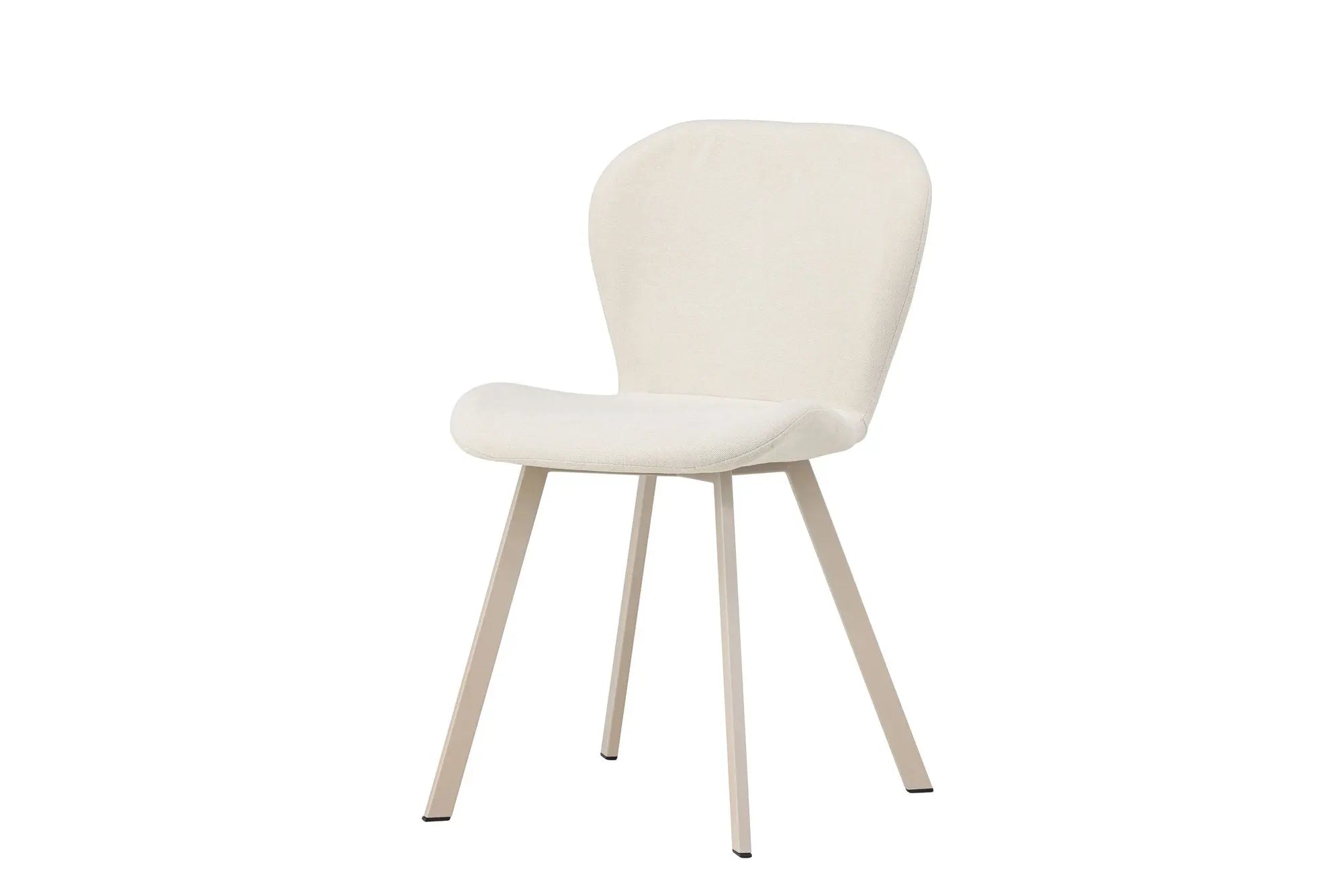Lot de 2 chaises de salle à manger Lilja - 55 x 48 x 80 - Polyester Lin