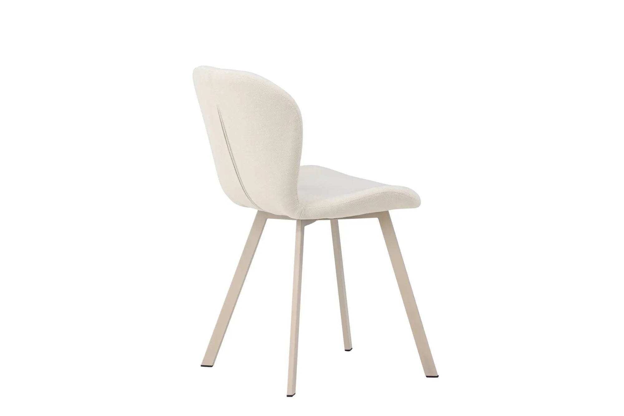 Lot de 2 chaises de salle à manger Lilja - 55 x 48 x 80 - Polyester Lin