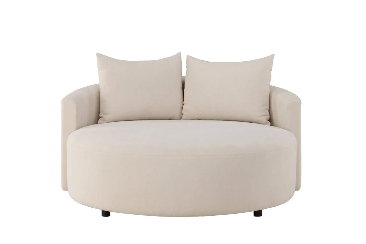 Canapé Kelso - ø150 - Polyester Lin