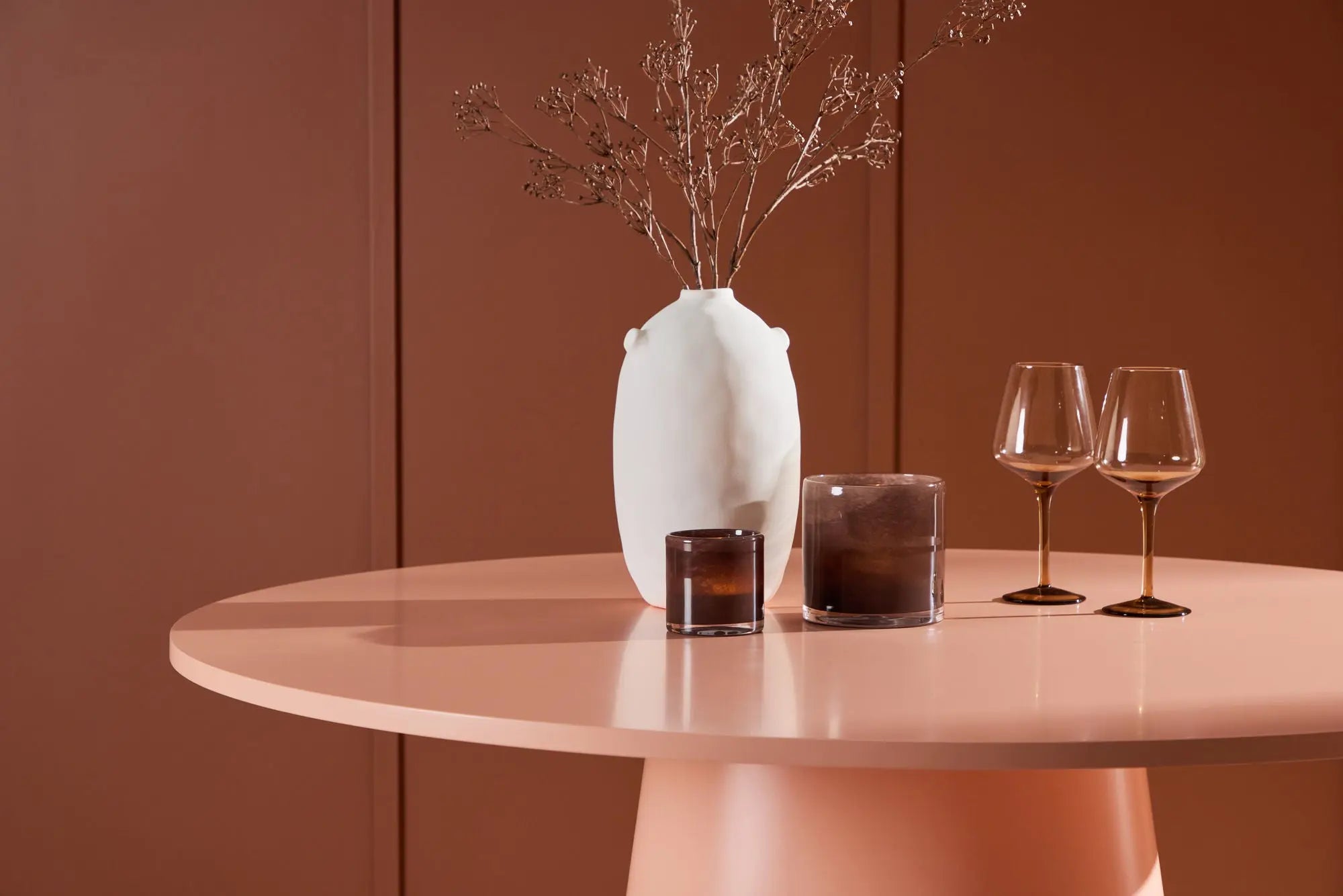 Table à manger ronde Lanzo - ø120 - MDF