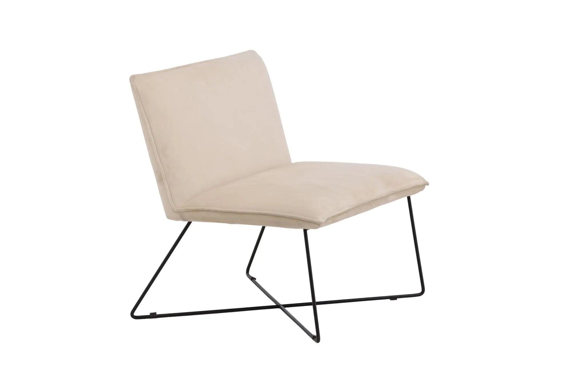 Fauteuil X - 72 x 82,5 x 61,5 - Polyester Velvet