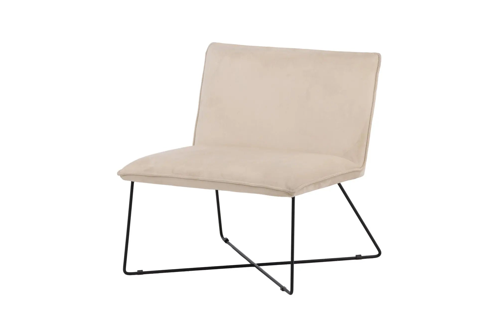 Fauteuil X - 72 x 82,5 x 61,5 - Polyester Velvet