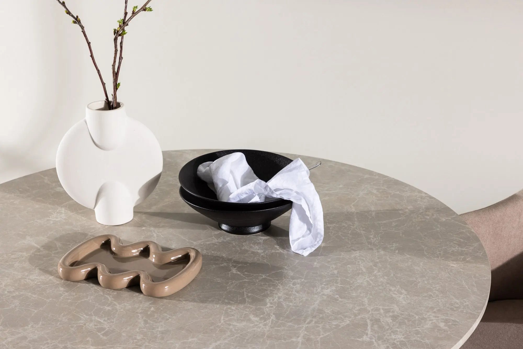 Table à manger Lycke - ø110 - MDF