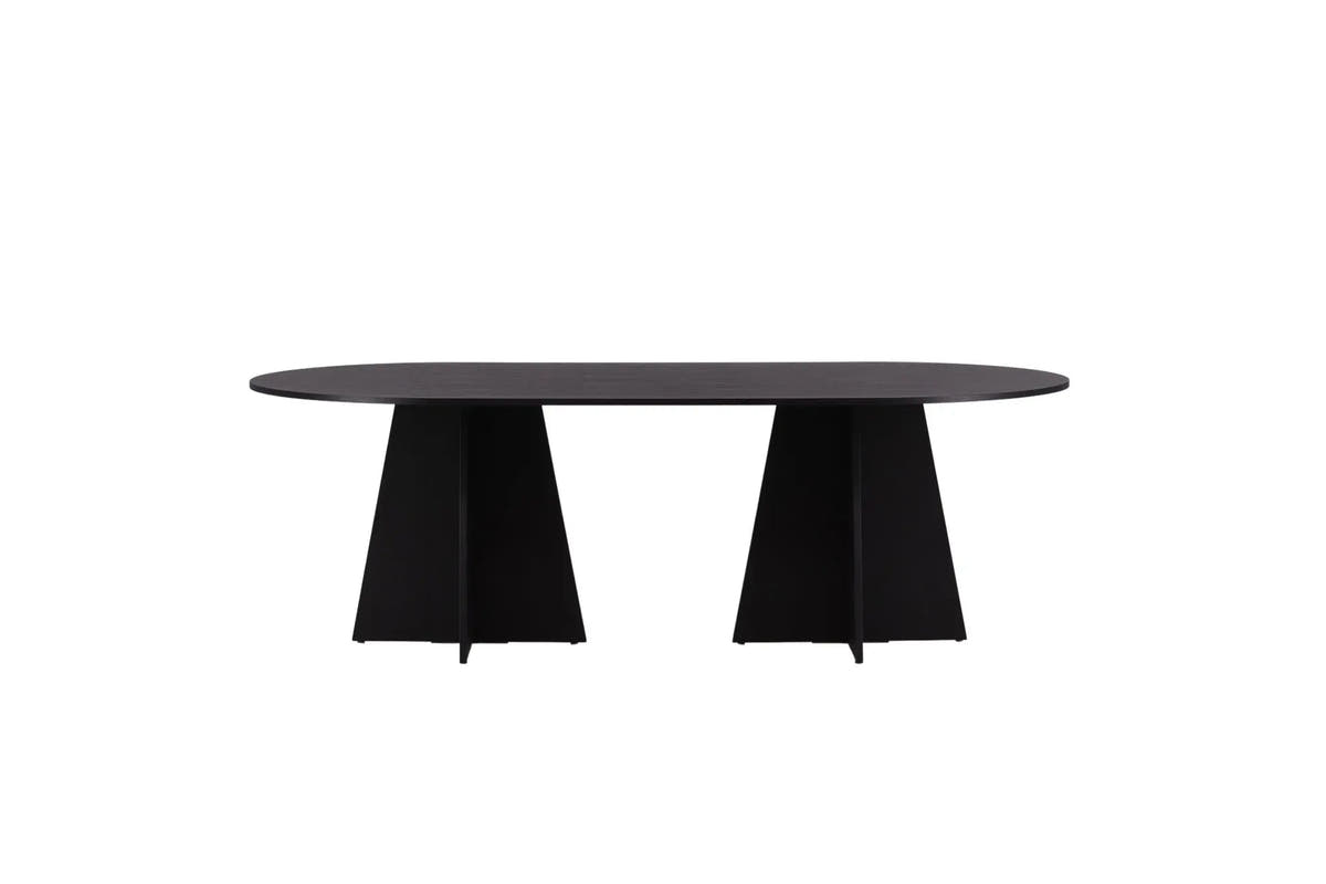 Table à manger ovale Bootcut - 115 x 230 - MDF