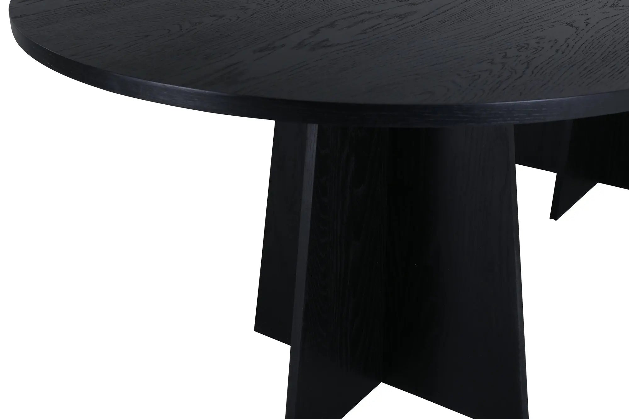 Table à manger ovale Bootcut - 115 x 230 - MDF
