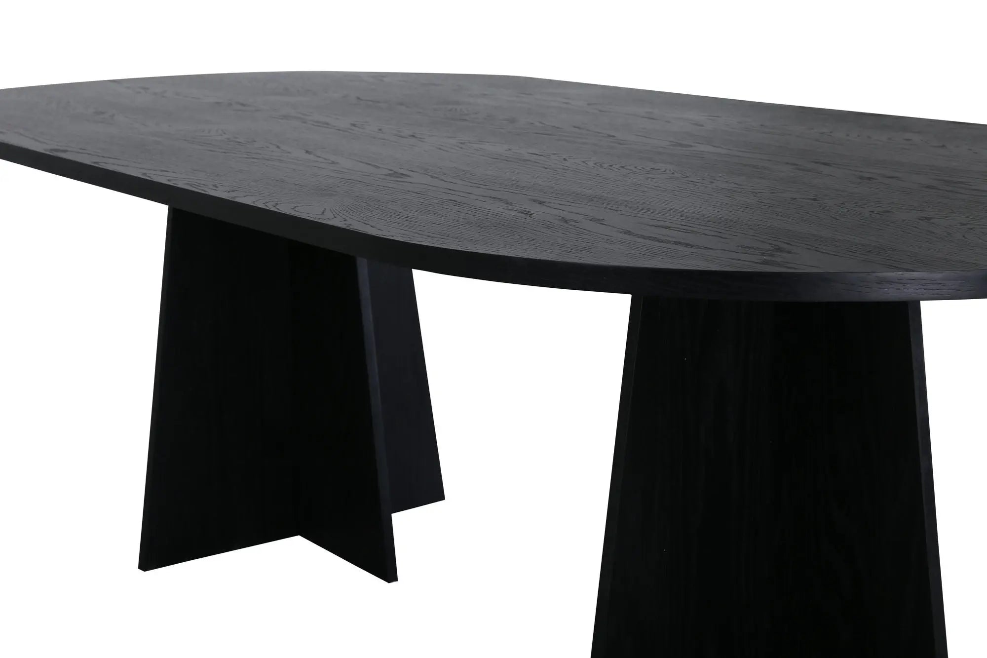 Table à manger ovale Bootcut - 115 x 230 - MDF
