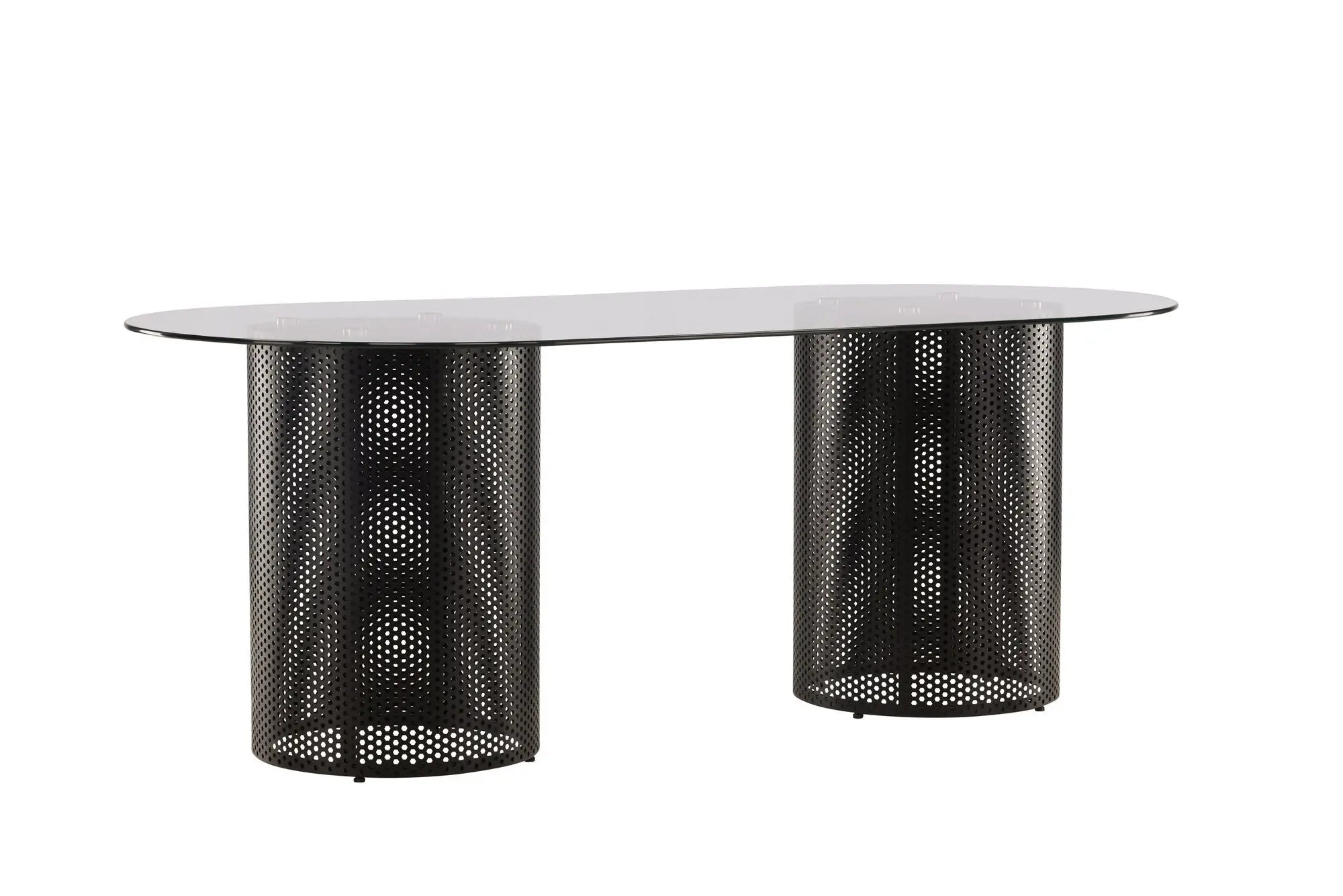 Table à manger ovale Glasgow x Josefin Lustig - 100 x 200 - Acier