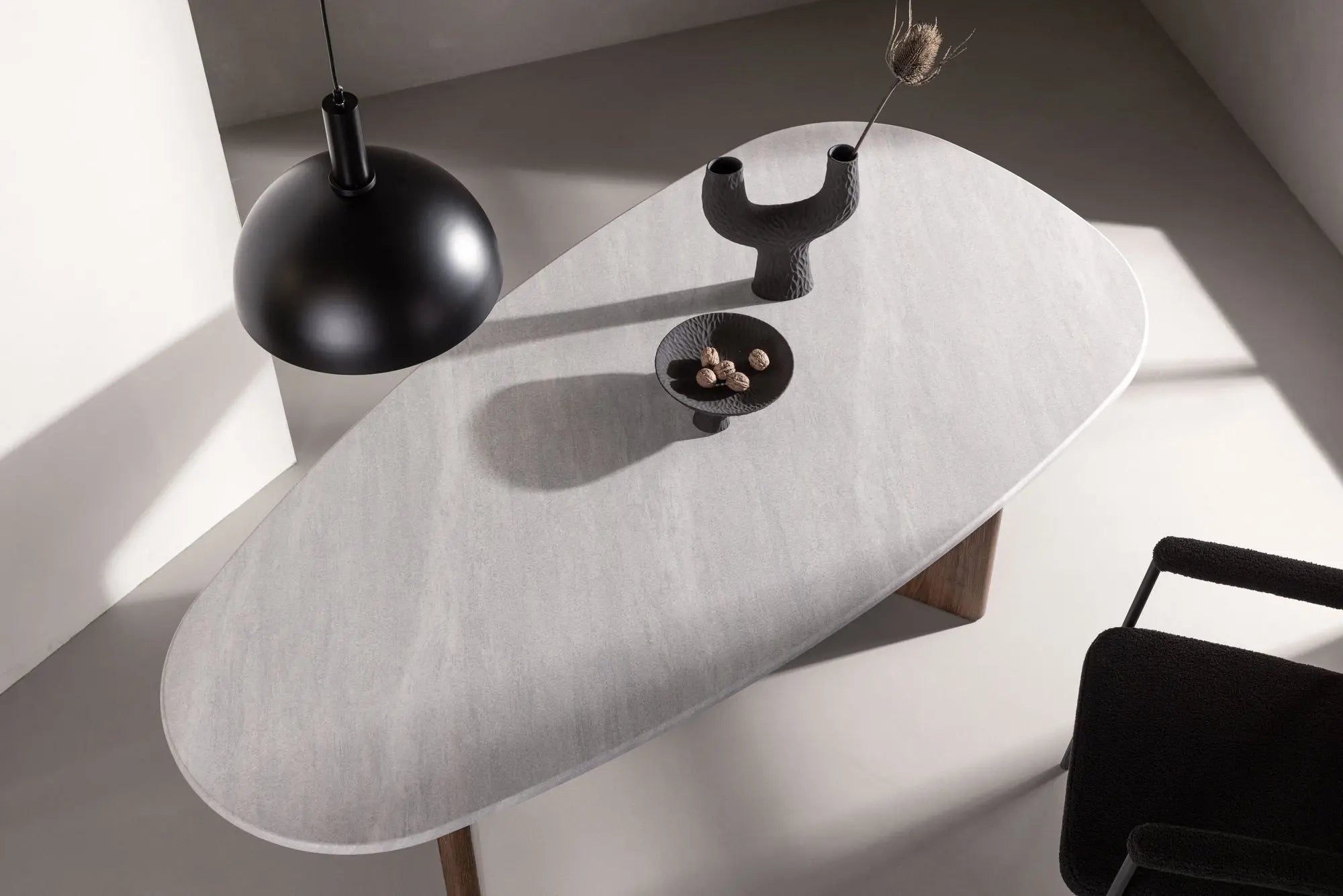 Table à manger ovale Grönvik - 90 x 180 - MDF