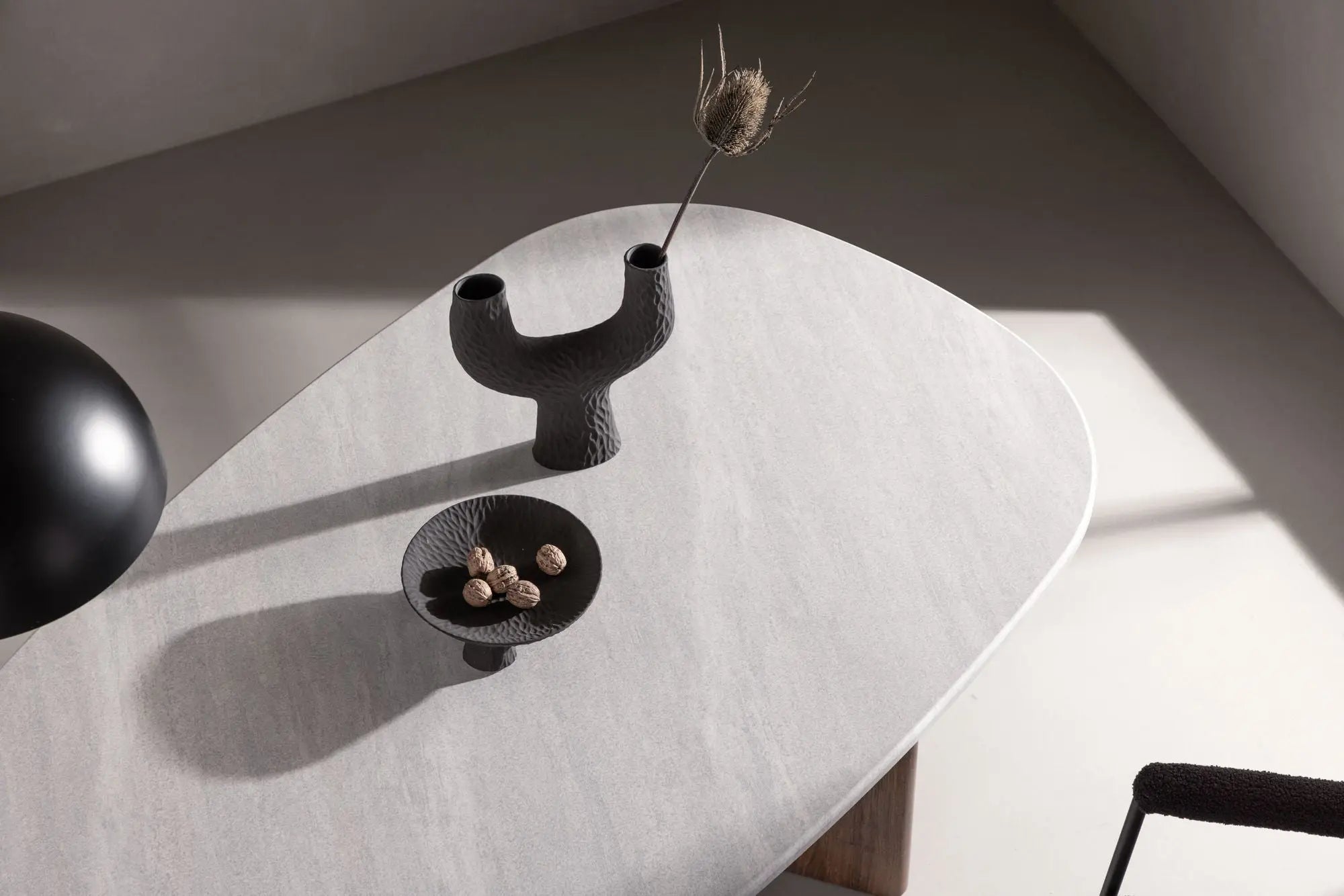 Table à manger ovale Grönvik - 90 x 180 - MDF