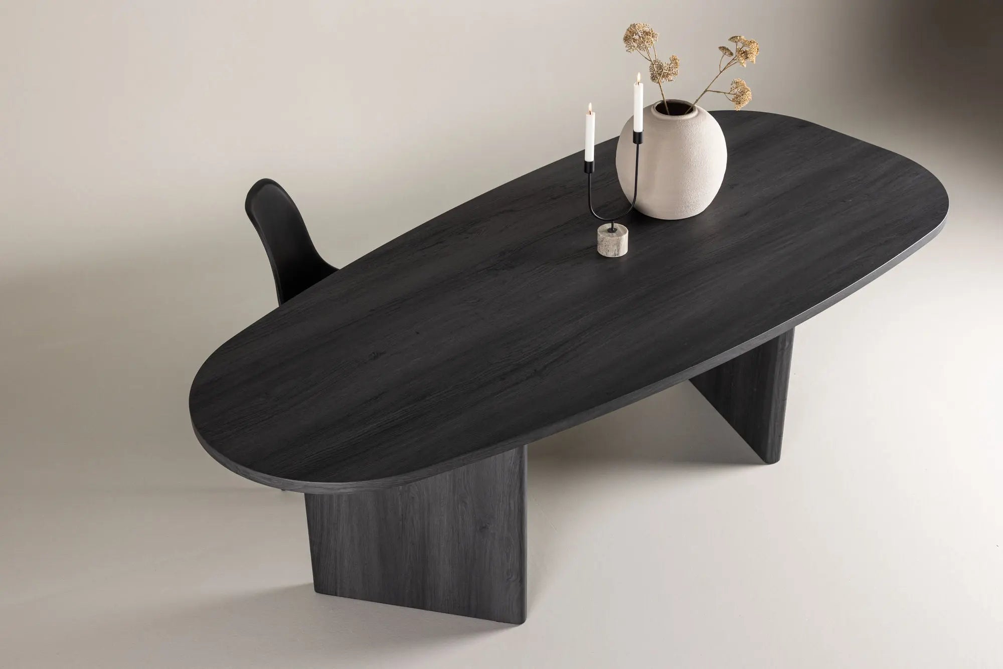 Table à manger ovale Grönvik - 100 x 220 - MDF