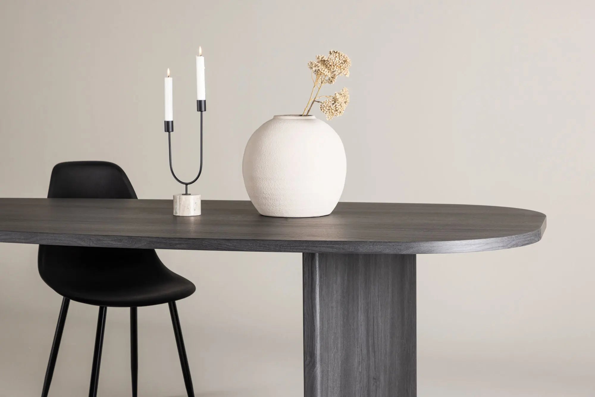Table à manger ovale Grönvik - 100 x 220 - MDF