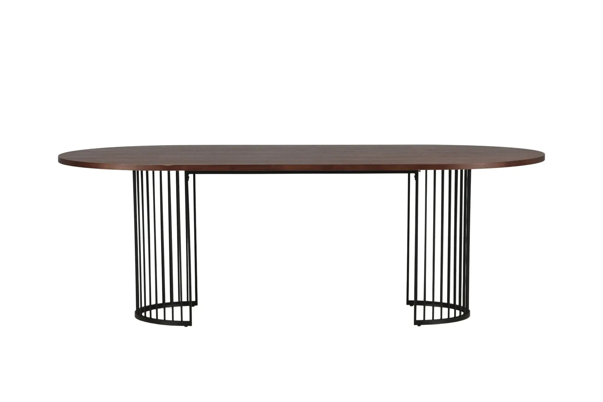 Table à manger ovale Hamneskär - 110 x 220 - MDF