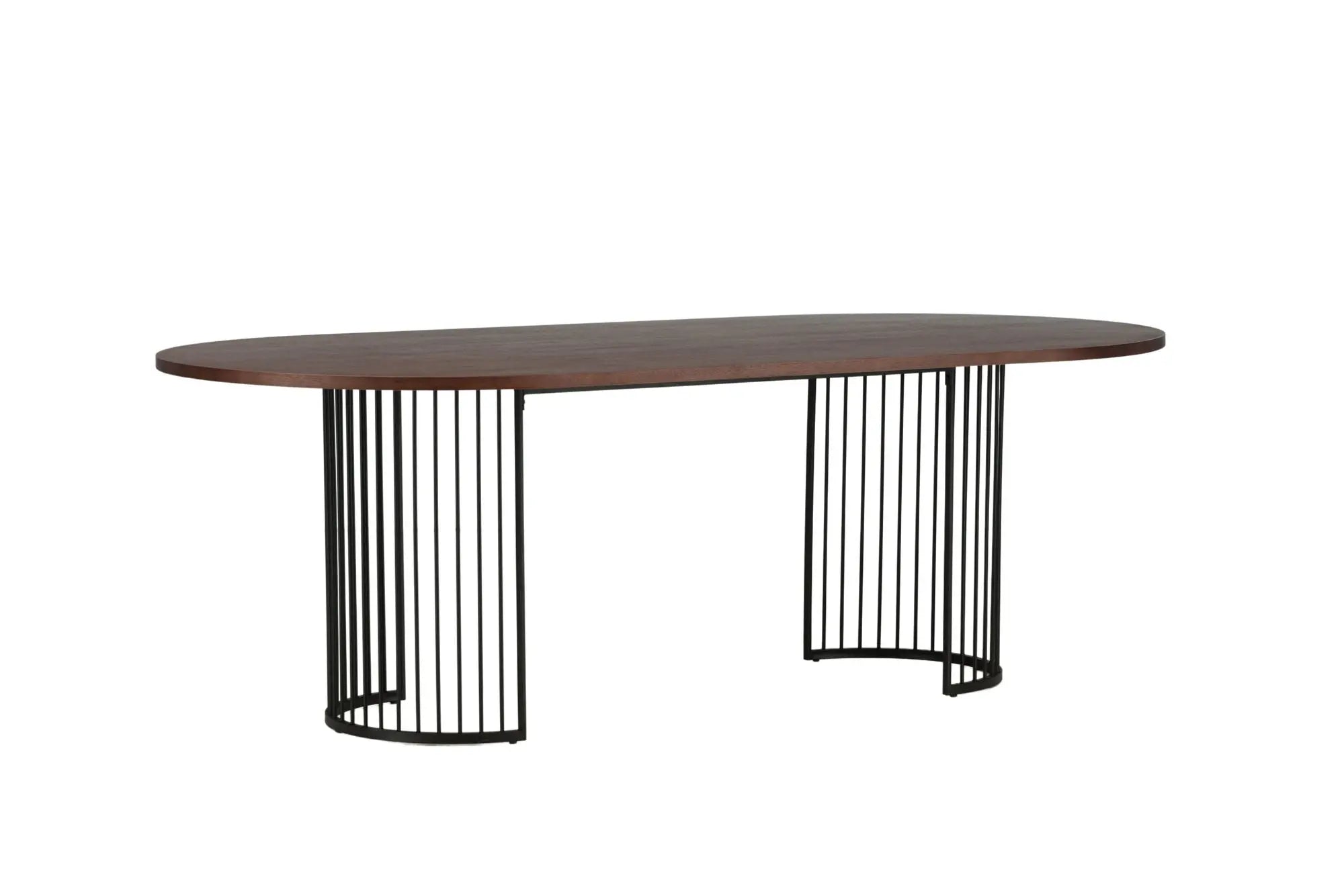 Table à manger ovale Hamneskär - 110 x 220 - MDF