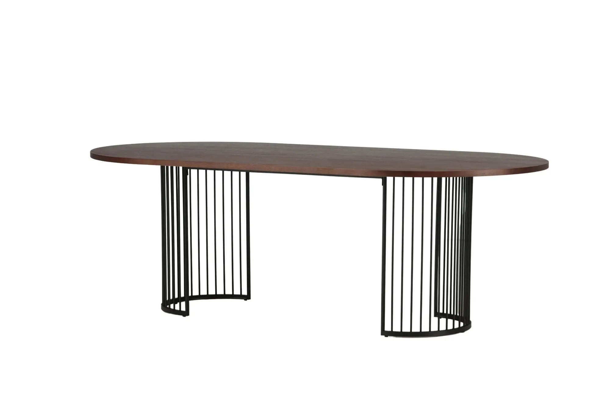 Table à manger ovale Hamneskär - 110 x 220 - MDF