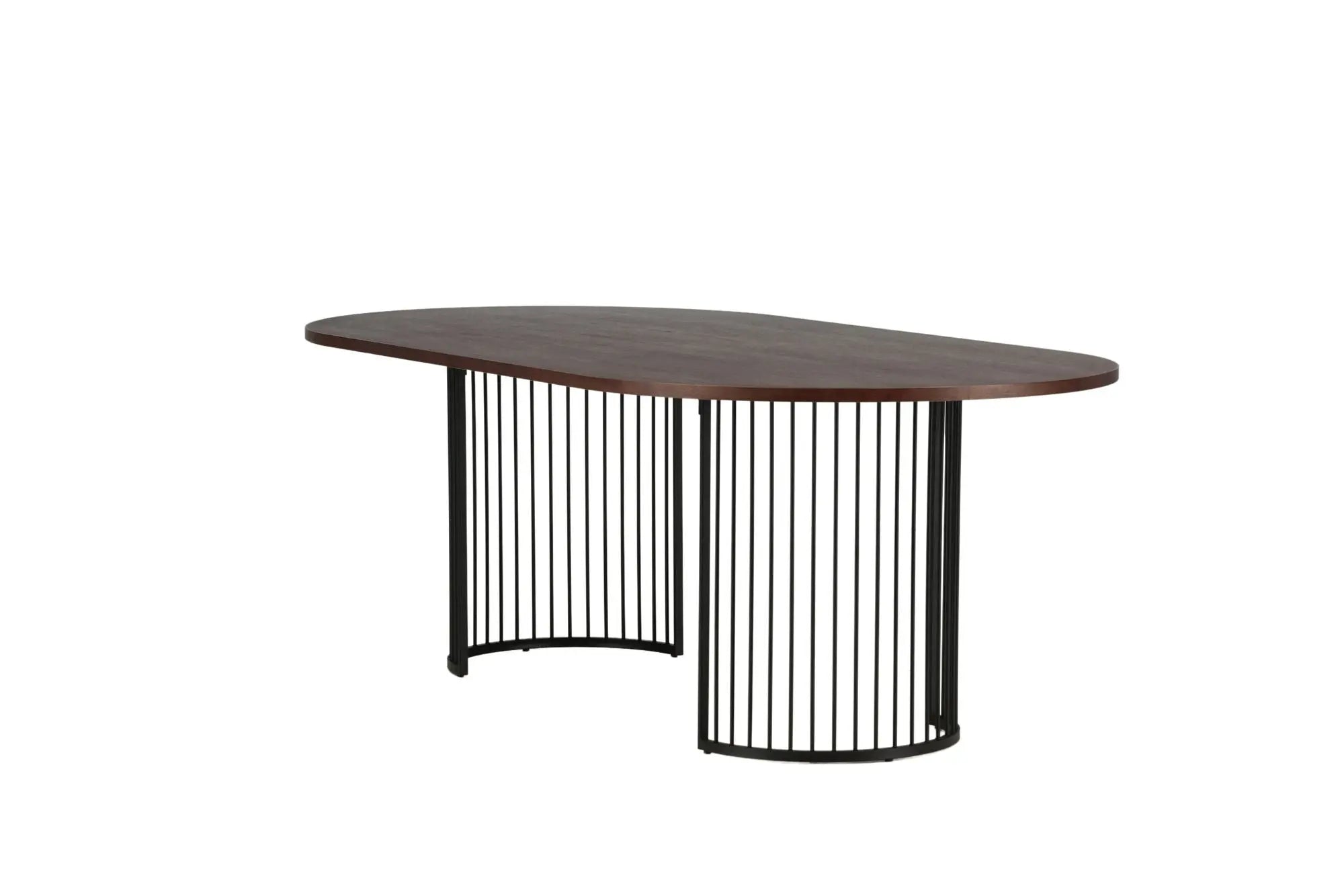 Table à manger ovale Hamneskär - 110 x 220 - MDF