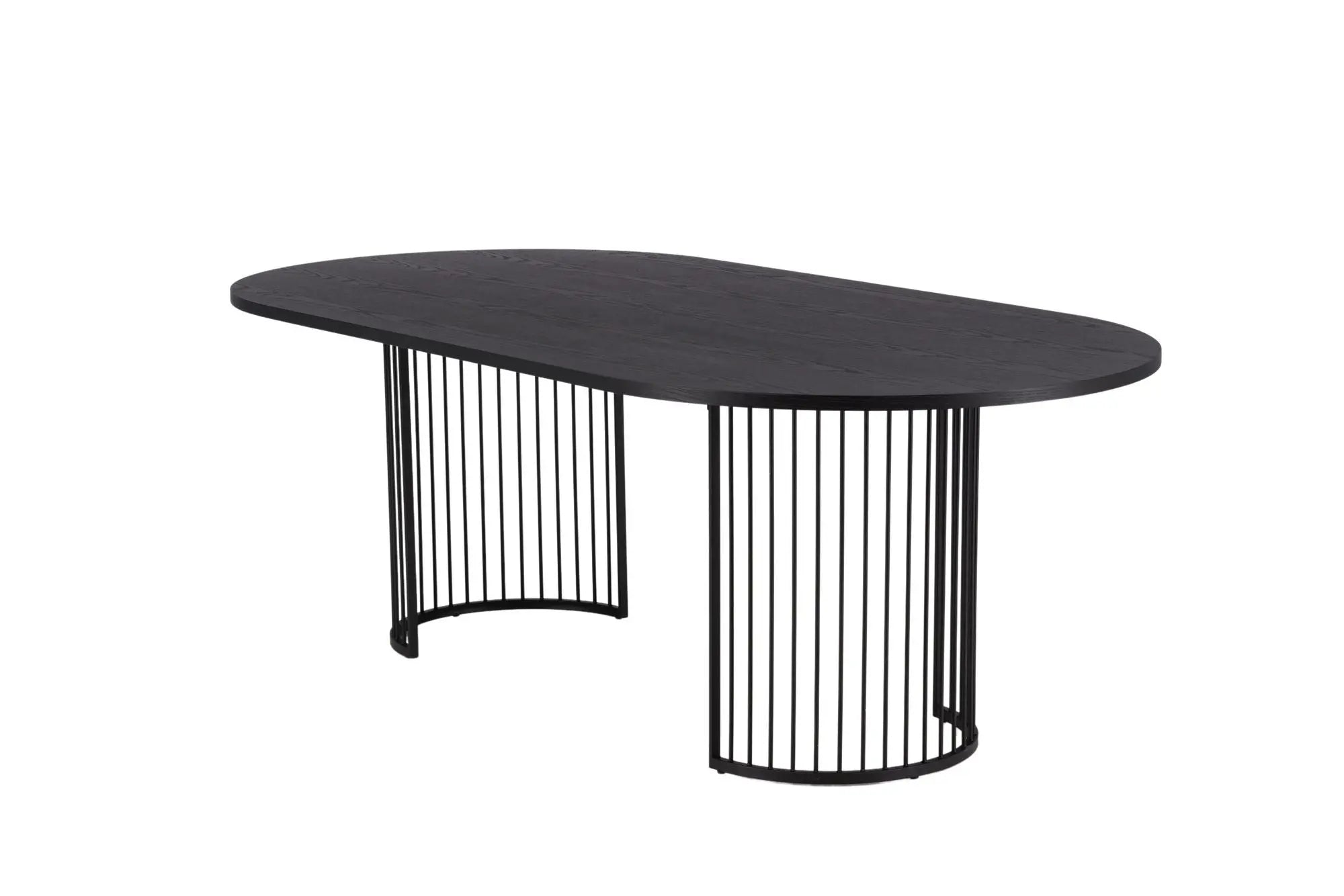 Table à manger ovale Hamneskär - 110 x 220 - MDF