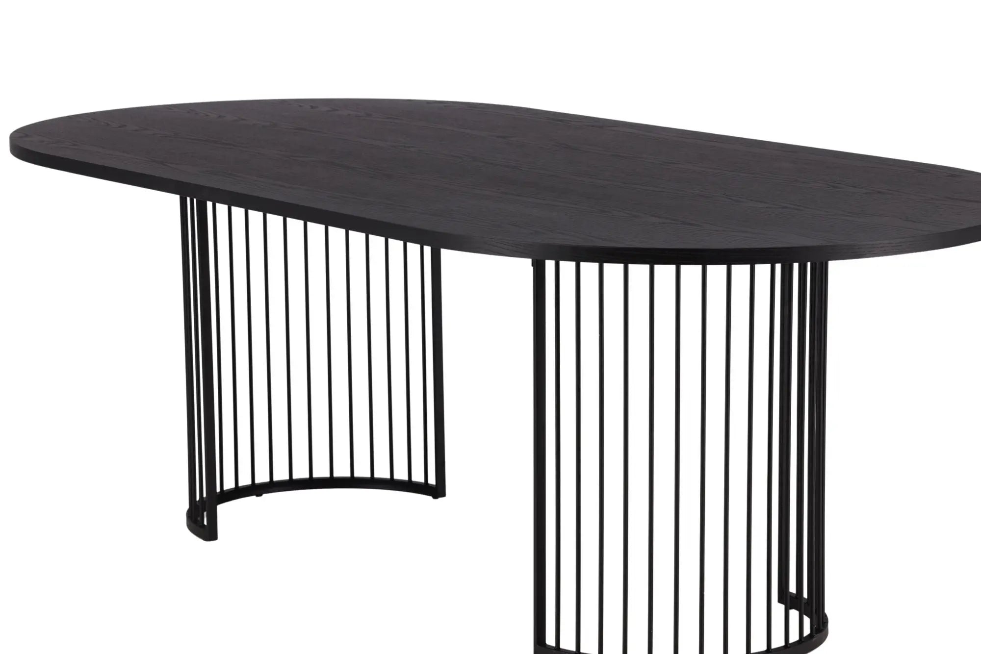 Table à manger ovale Hamneskär - 110 x 220 - MDF