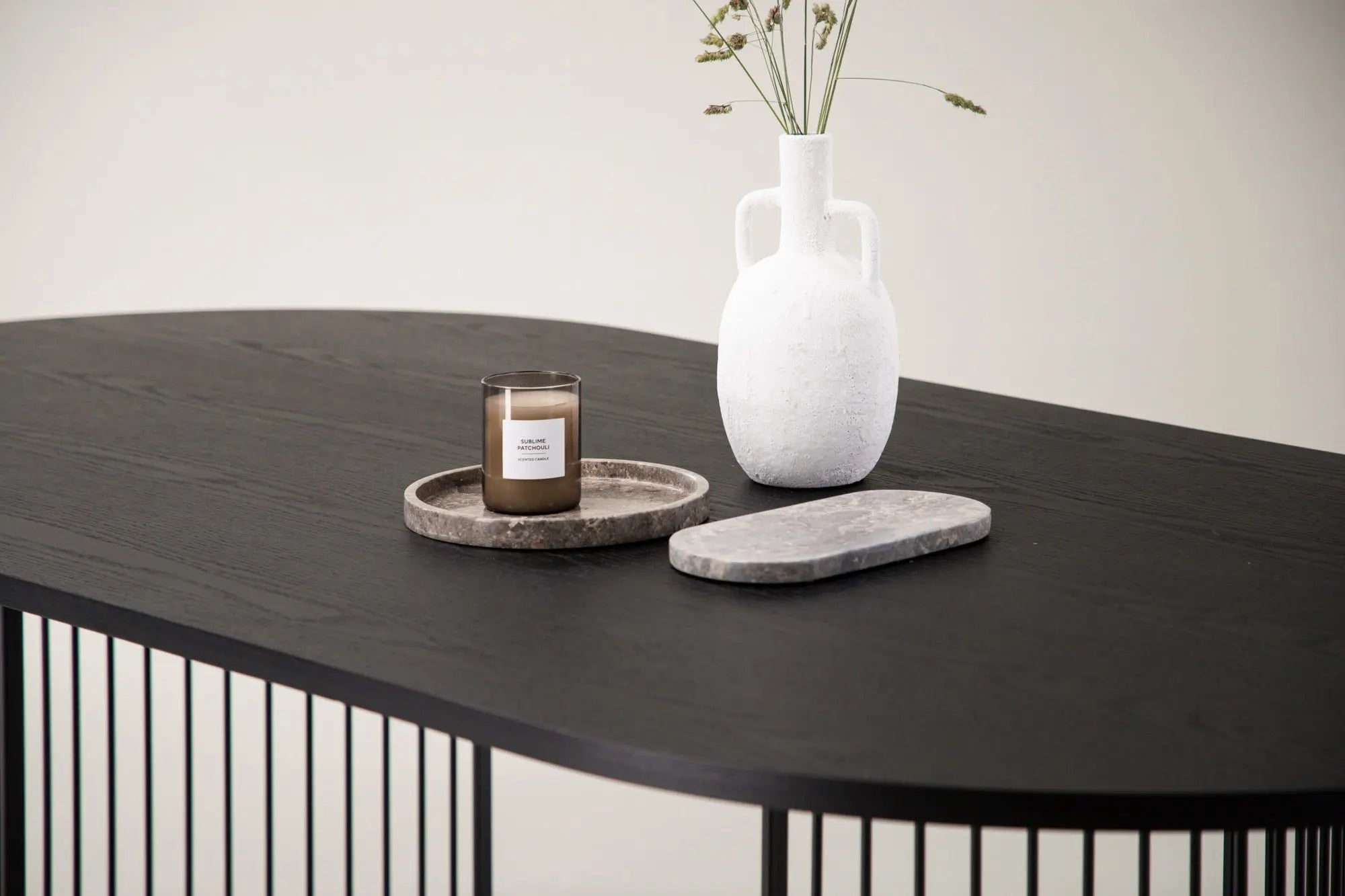 Table à manger ovale Hamneskär - 110 x 220 - MDF