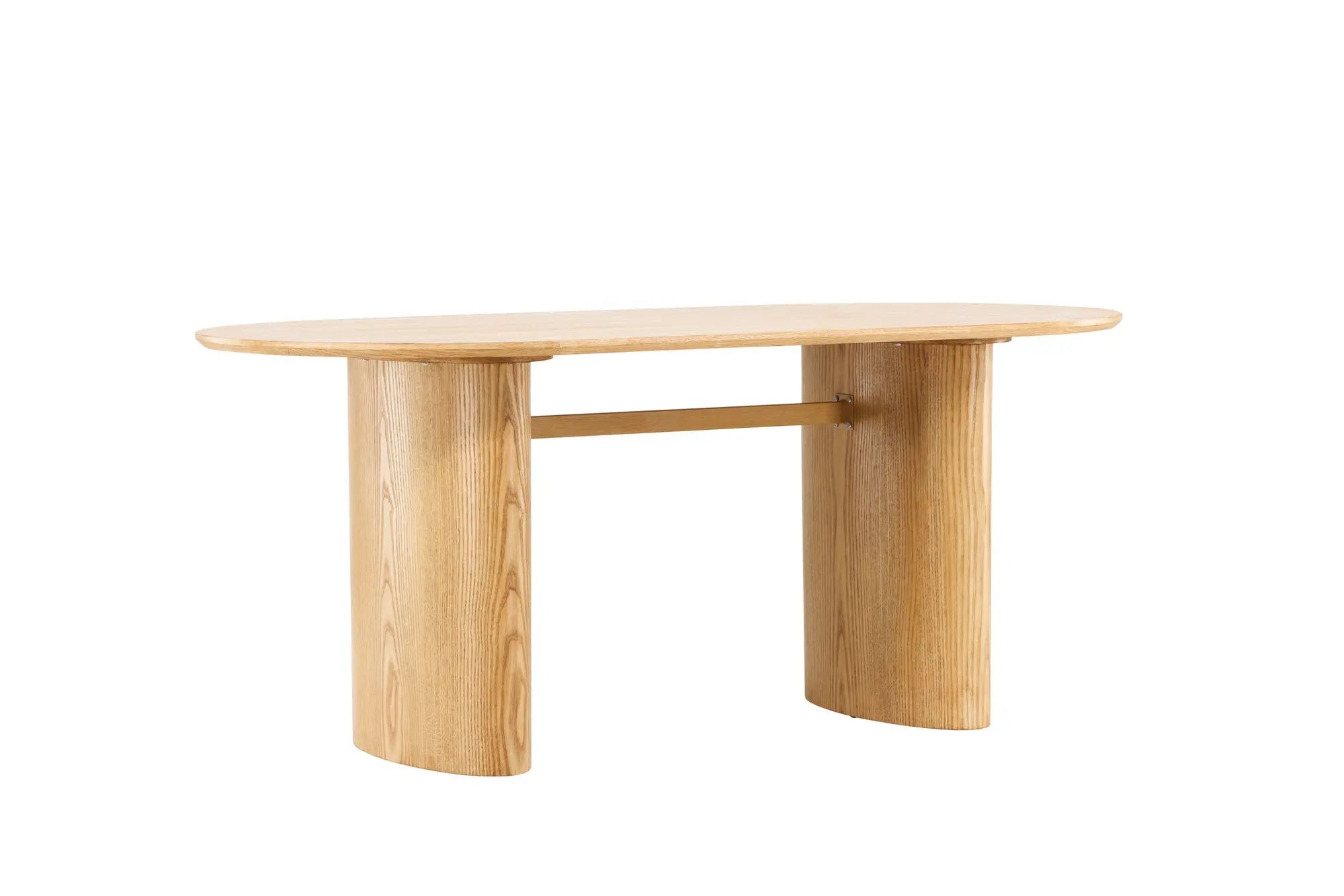 Table à manger ovale Isolde - 90 x 180 - MDF