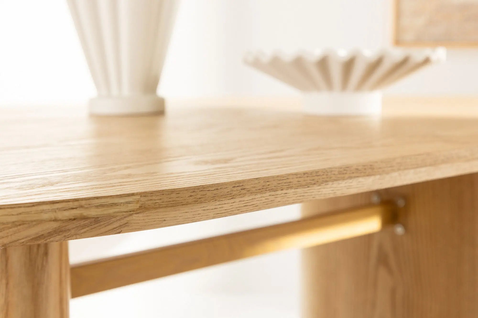 Table à manger ovale Isolde - 90 x 180 - MDF