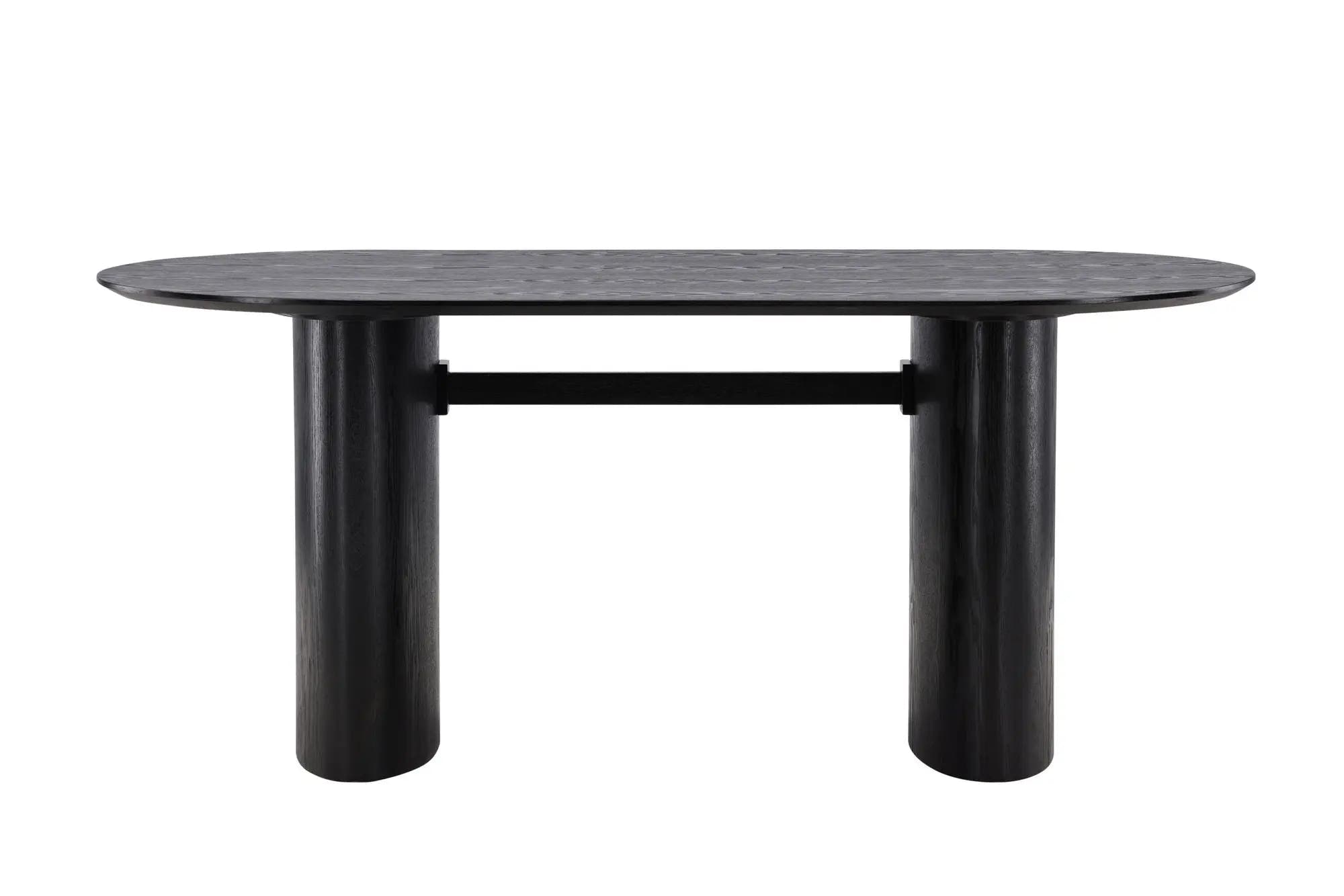 Table à manger ovale Isolde - 90 x 180 - MDF