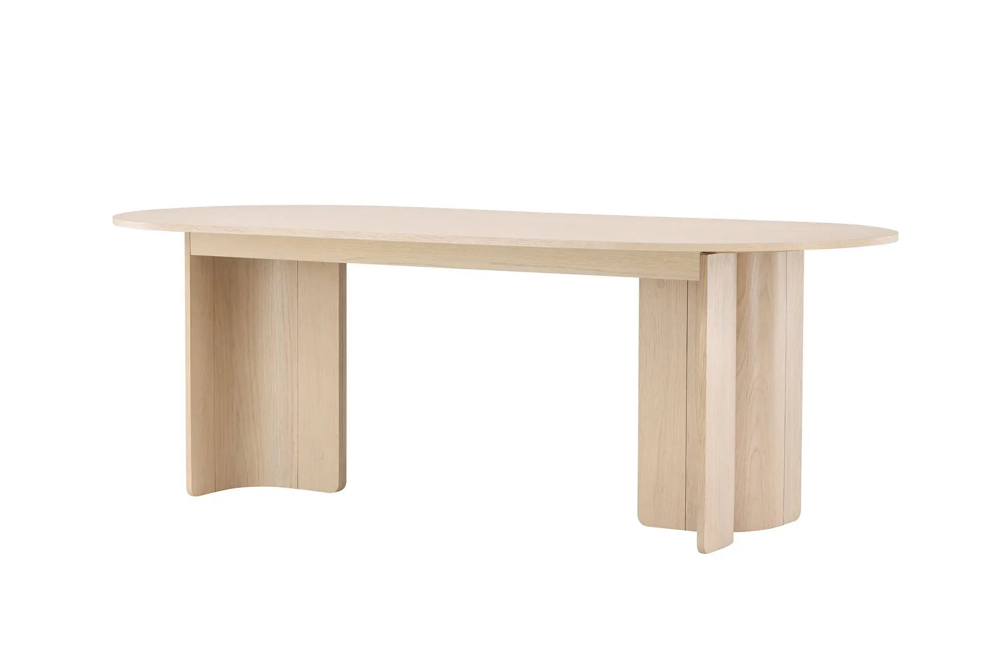 Table à manger ovale Tyresö - 220 x 100 x 75 - MDF
