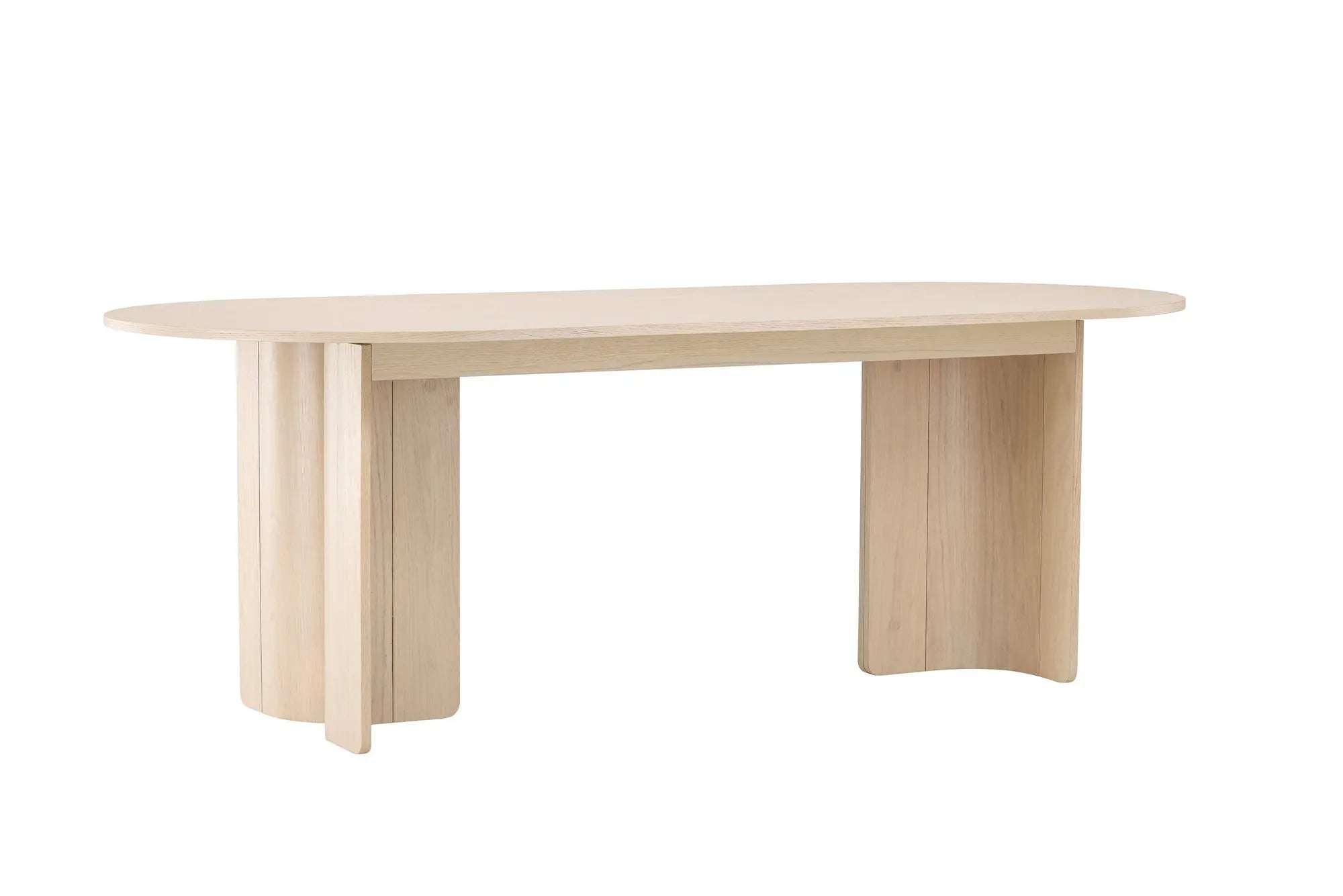 Table à manger ovale Tyresö - 220 x 100 x 75 - MDF