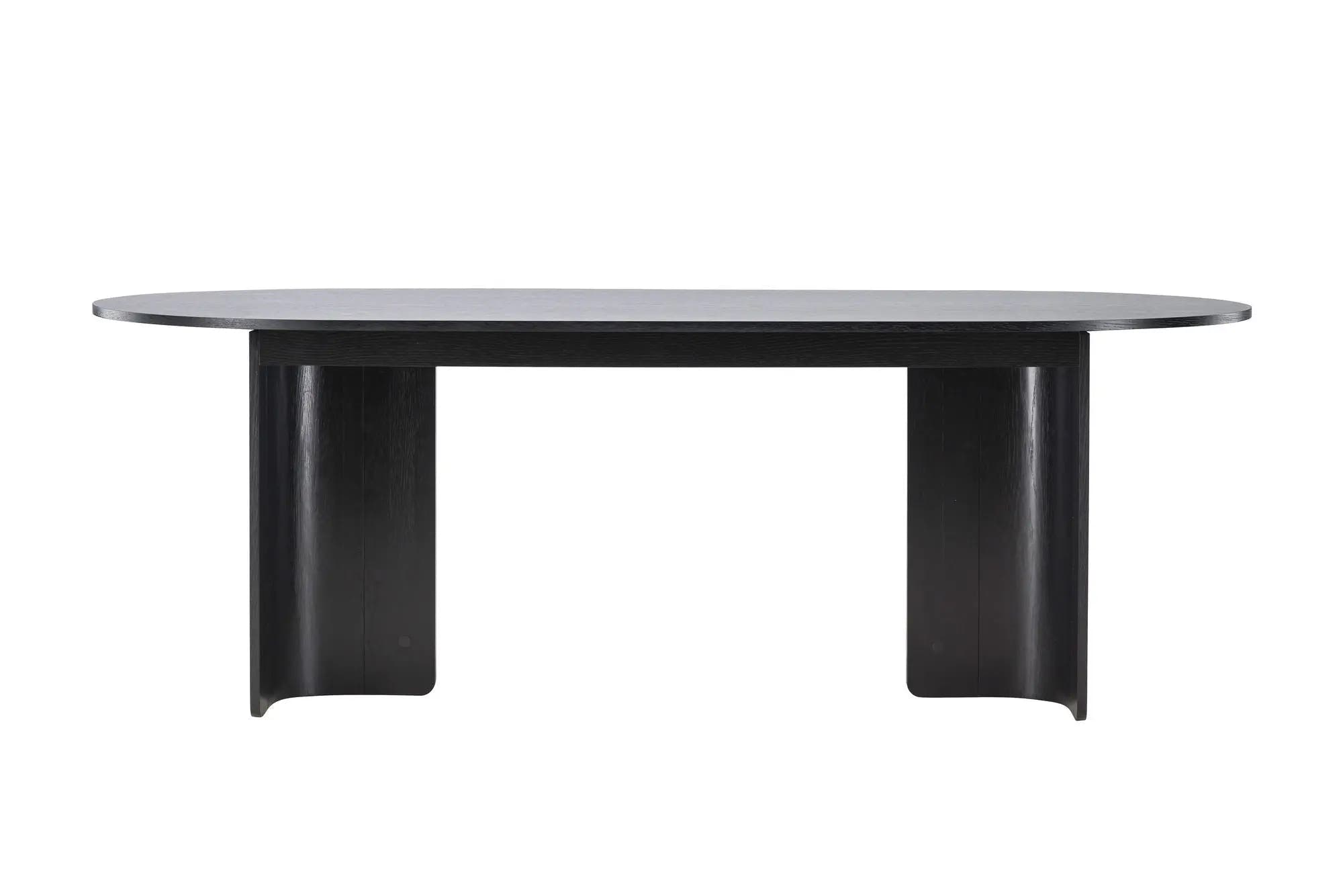 Table à manger ovale Tyresö - 220 x 100 x 75 - MDF