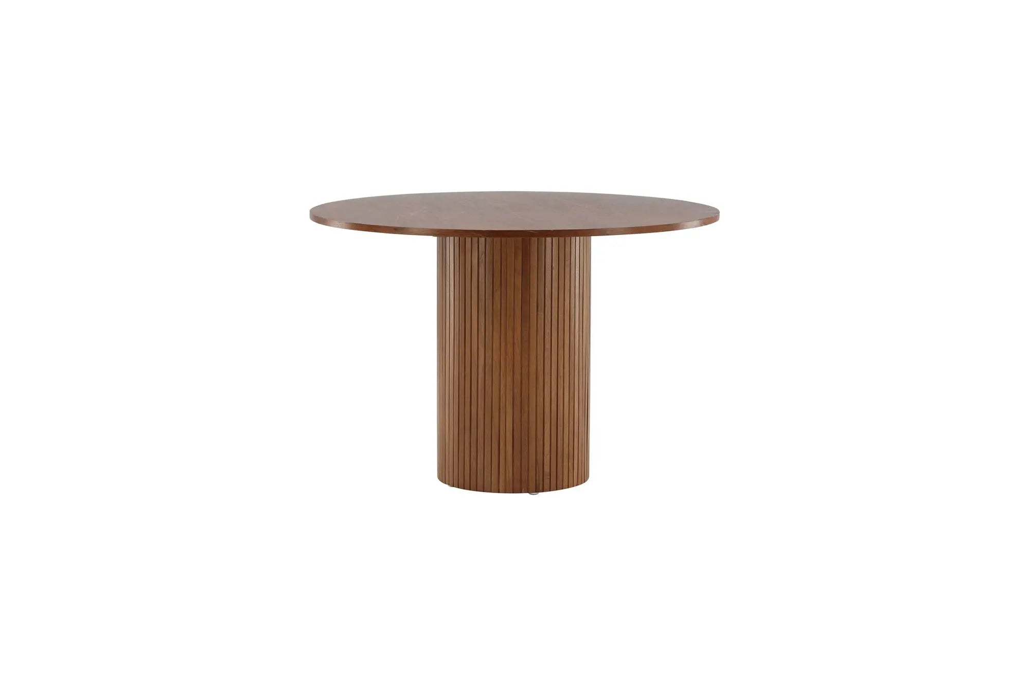 Table à manger ronde Bianca - ø110 - Facettes