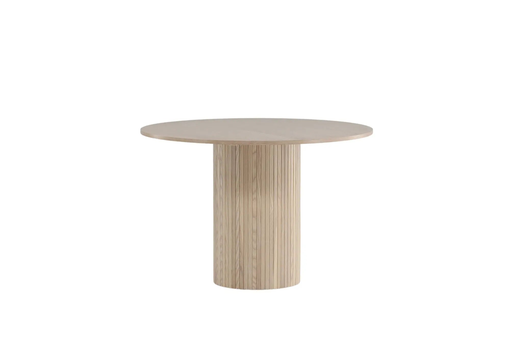 Table à manger ronde Bianca - ø110 - Facettes